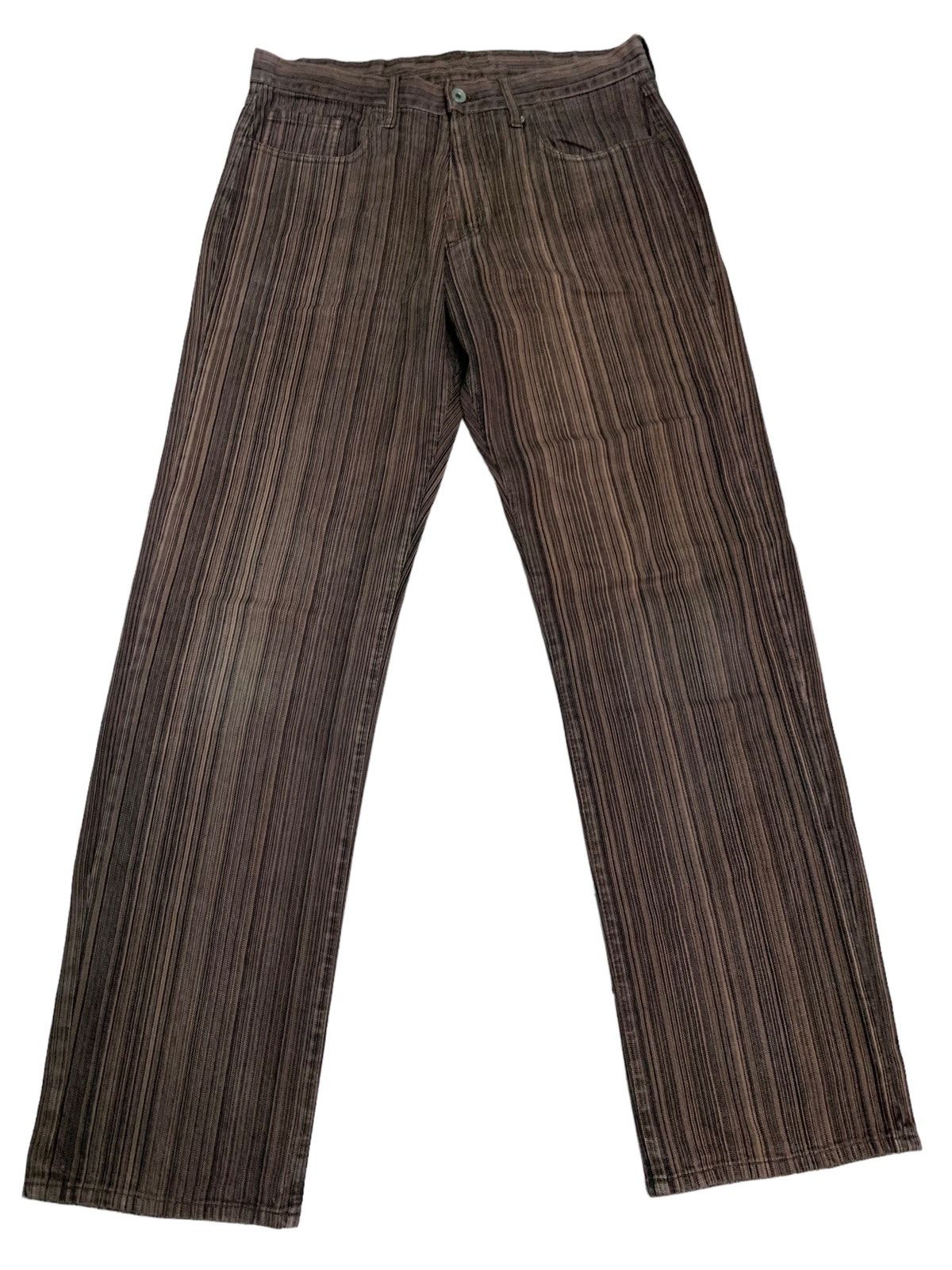 Japanese Brand 🔥Rare Vintage Stripes Trouser Japanese Brand Size US 32 / EU 48 - 2 Thumbnail
