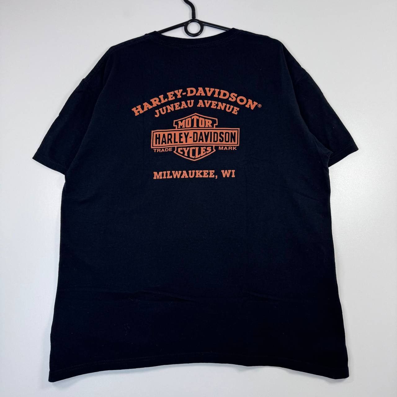 Harley Davidson Harley Davidson Milwaukee WI T-Shirt Mens Black Graphic L Size US XL / EU 56 / 4 - 7 Thumbnail