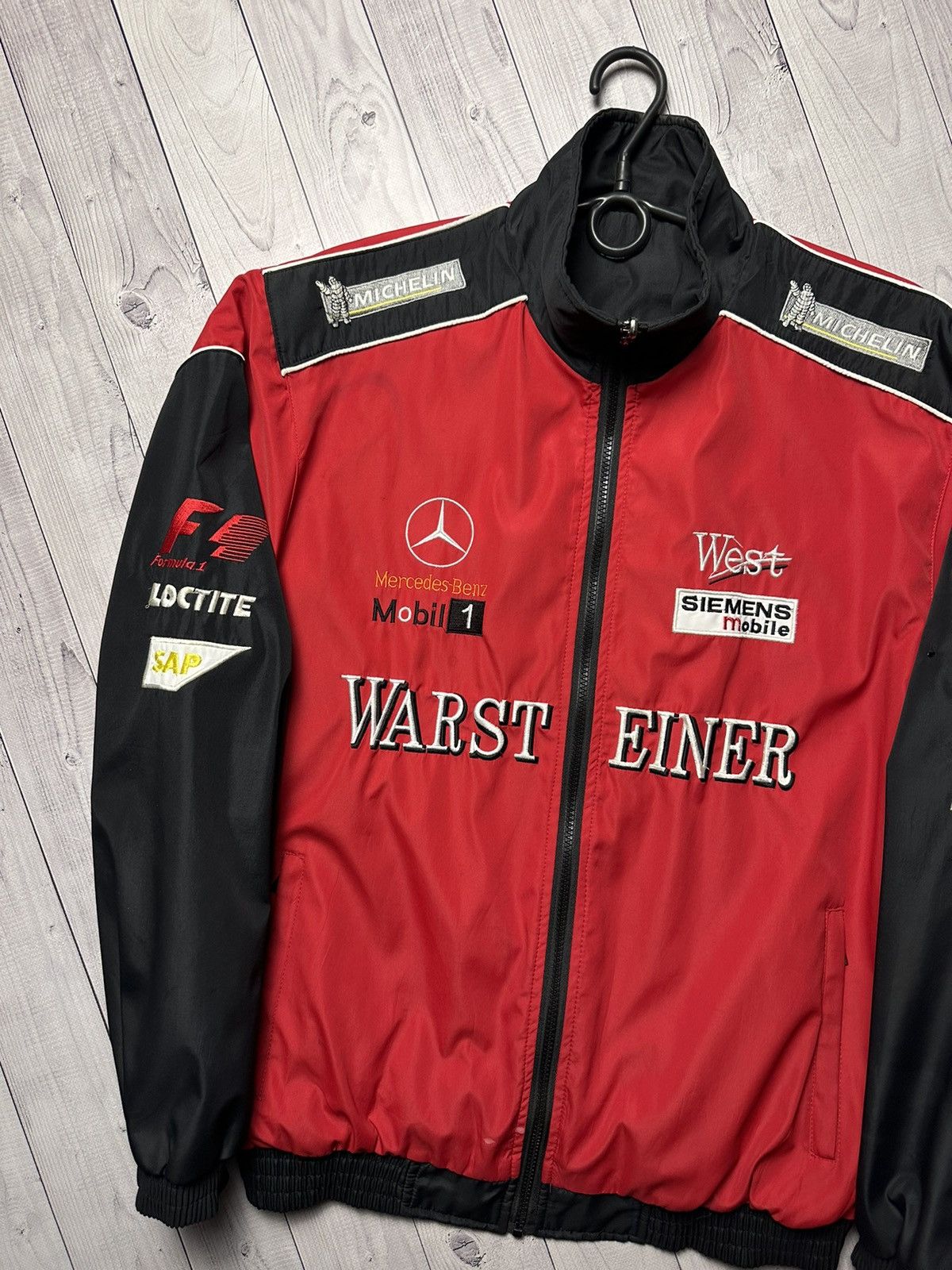 Mercedes-Benz Vintage Mercedes Benz racing jacket reversible rare logo Size US L / EU 52-54 / 3 - 6 Thumbnail