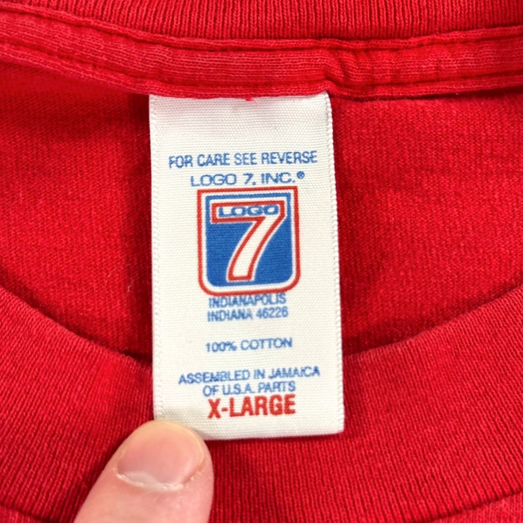 Logo 7 VINTAGE Logo 7 Cincinnati Reds T Shirt Mens XL Red 1999 MLB Graphic Tee Cotton Size US XL / EU 56 / 4 - 5 Thumbnail