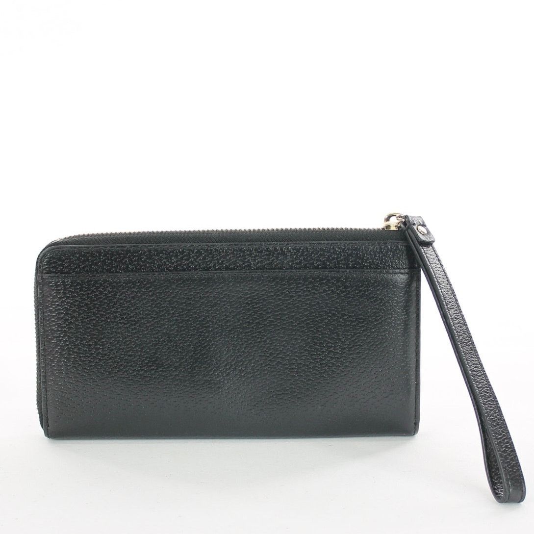 Kate Spade Kate Spade Black Textured Leather Zip Around Wallet Size ONE SIZE - 2 Thumbnail