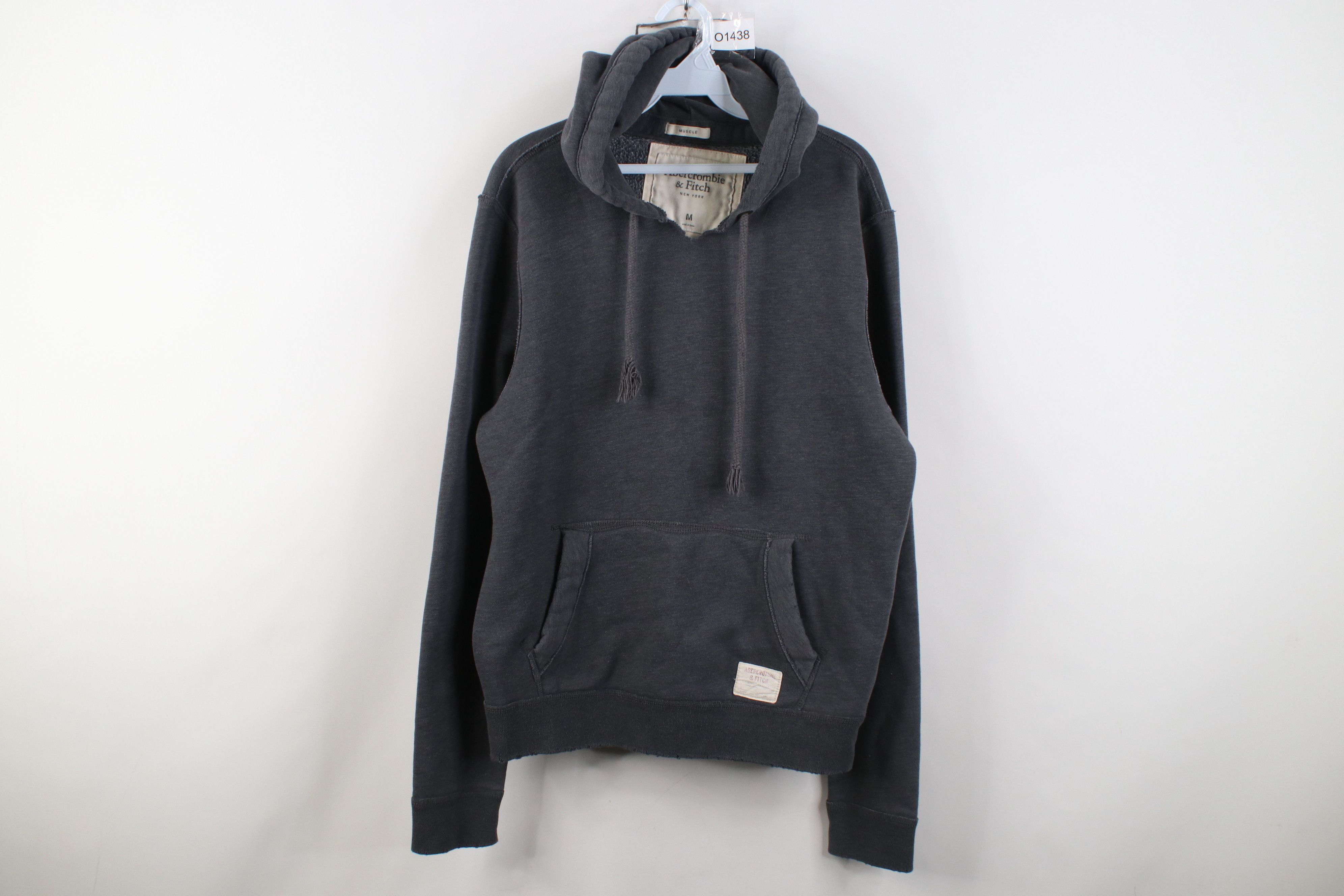 Abercrombie & Fitch Vintage 90s Y2K Abercrombie & Fitch Distressed Hoodie Gray Size US M / EU 48-50 / 2 - 1 Thumbnail