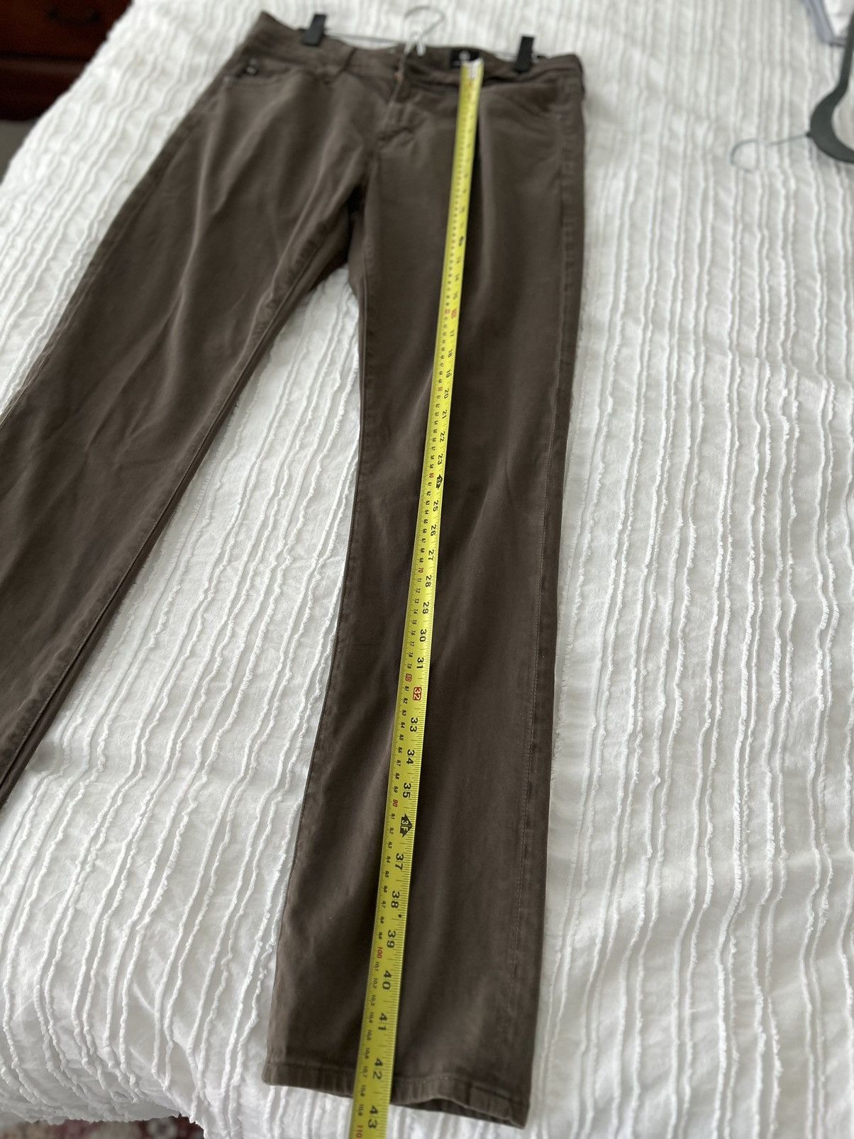 AG Adriano Goldschmied AG 33x34 Slim Straight “Everett” brown Size US 33 - 4 Thumbnail