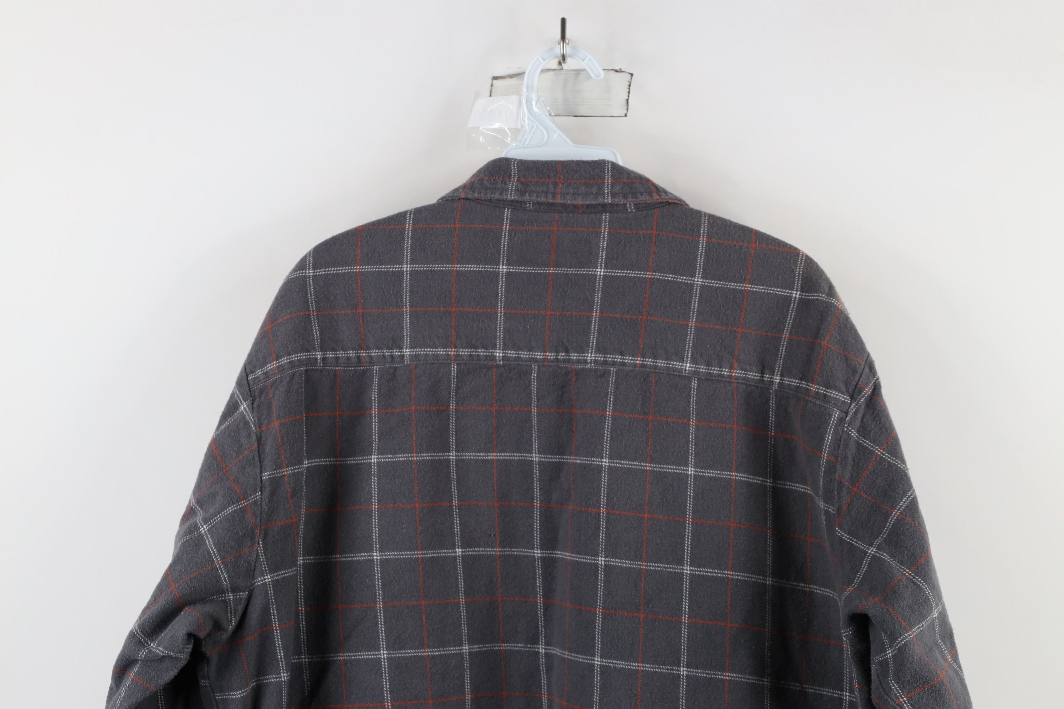 Vintage Vintage 90s Streetwear Full Zip Collared Shirt Jacket Size US XL / EU 56 / 4 - 11 Thumbnail