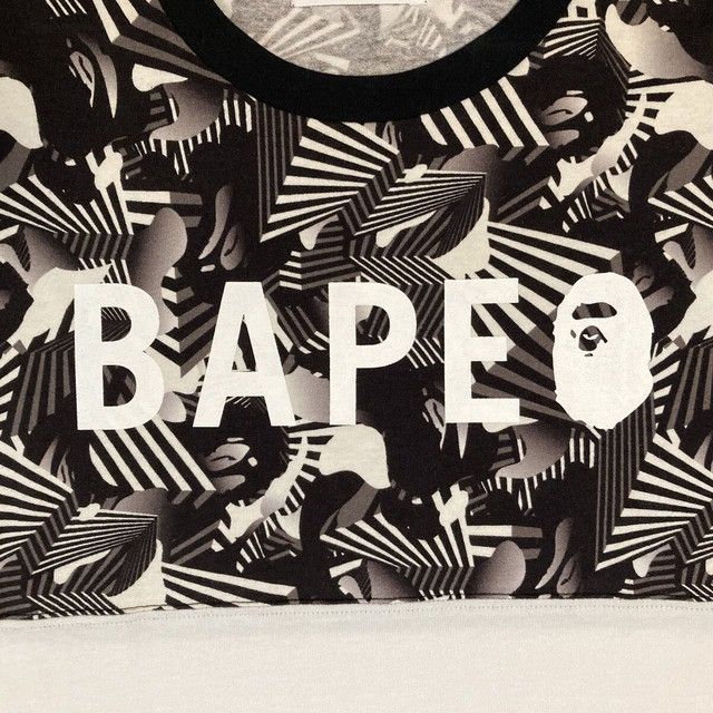 Bape BAPE Dazzle Camo T-shirt a bathing ape NIGO Size US L / EU 52-54 / 3 - 2 Thumbnail