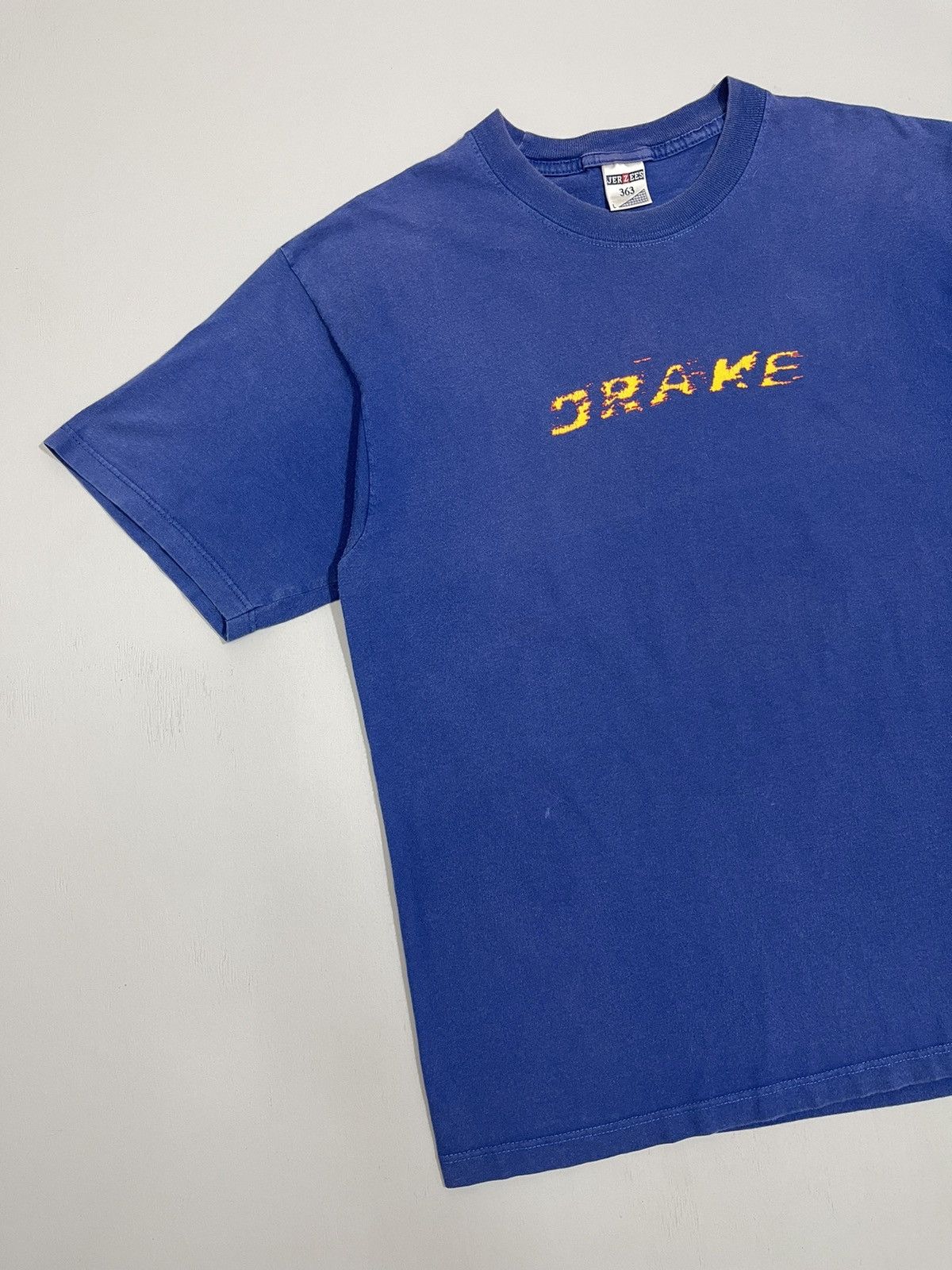 Rap Tees Vintage 90's Drake Flames Logo Jerzees Graphic Y2k Rap Tee Size US L / EU 52-54 / 3 - 3 Thumbnail