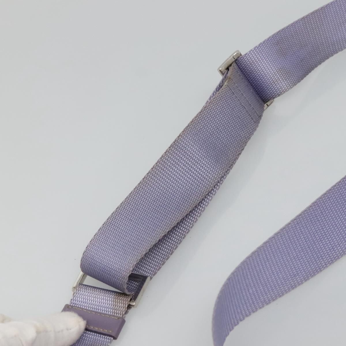 Prada PRADA Shoulder Bag Nylon Purple Silver Size ONE SIZE - 8 Thumbnail