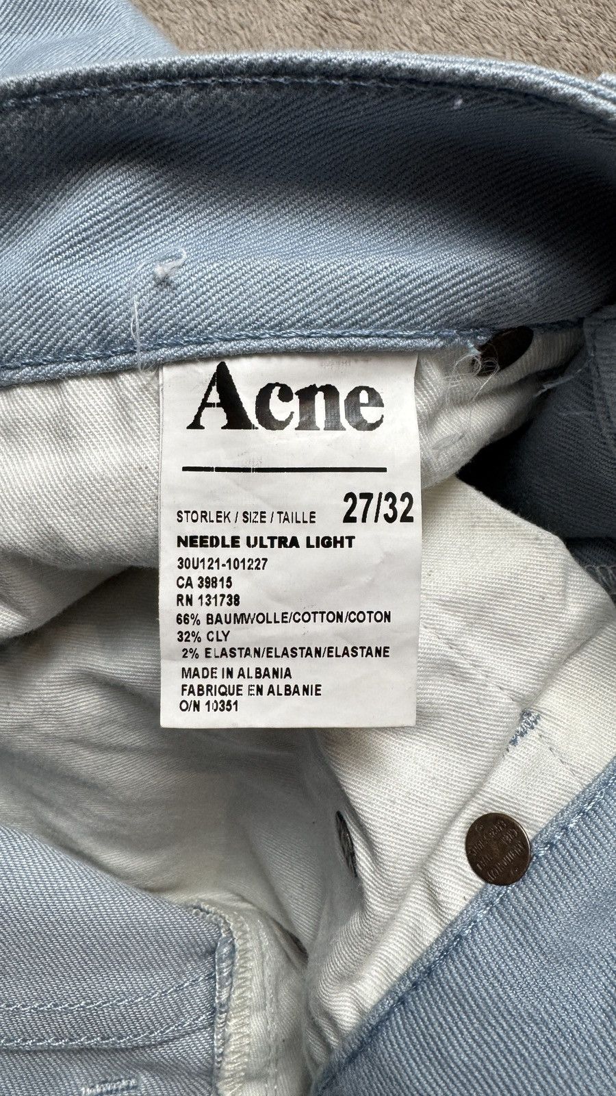 Acne Studios Acne Skinny Vintage Jeans hedi slimane armani amiri purple Size 27" / US 4 / IT 40 - 5 Thumbnail