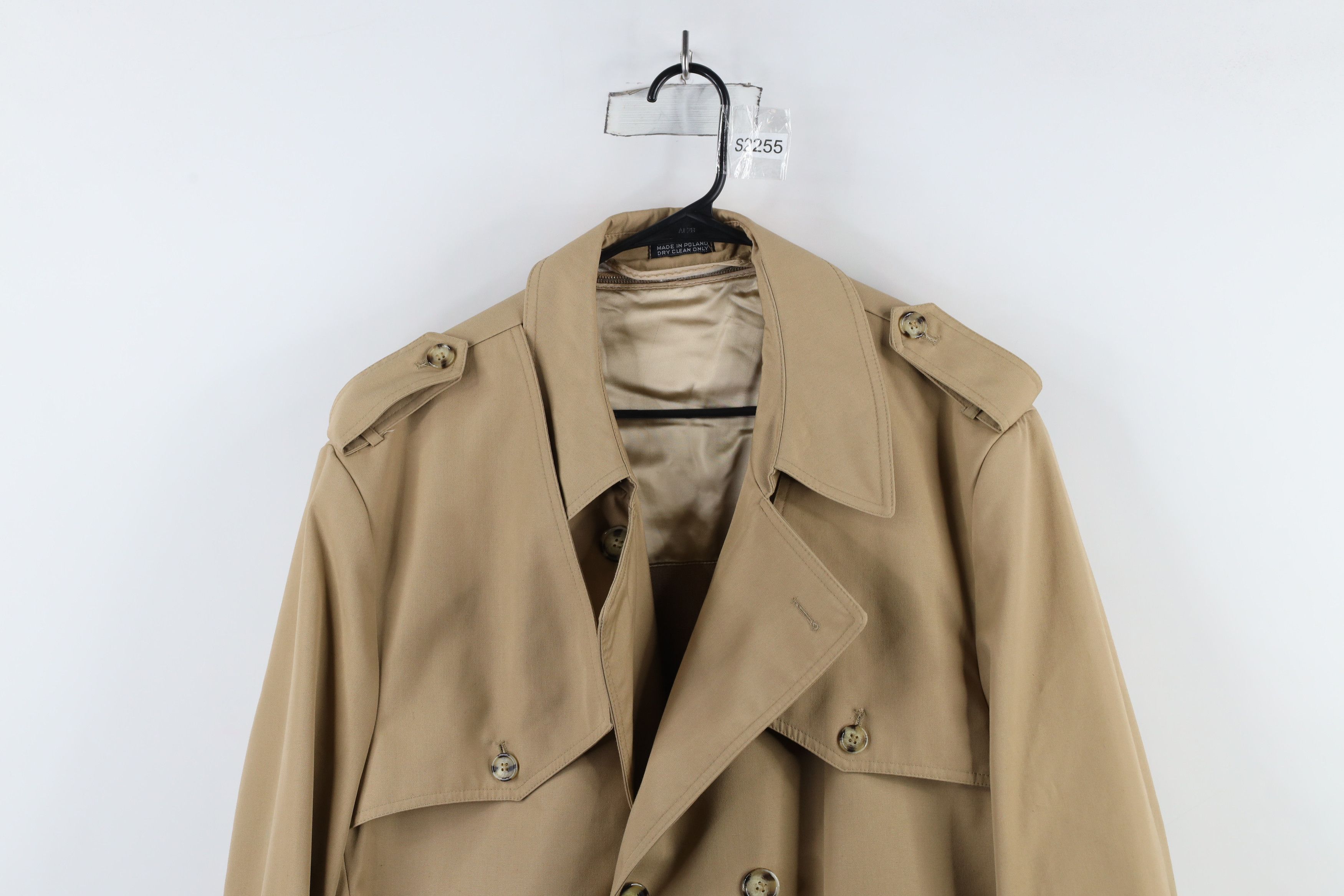 Vintage Vintage 90s Streetwear Heavyweight Trench Coat Rain Jacket Size US L / EU 52-54 / 3 - 2 Thumbnail