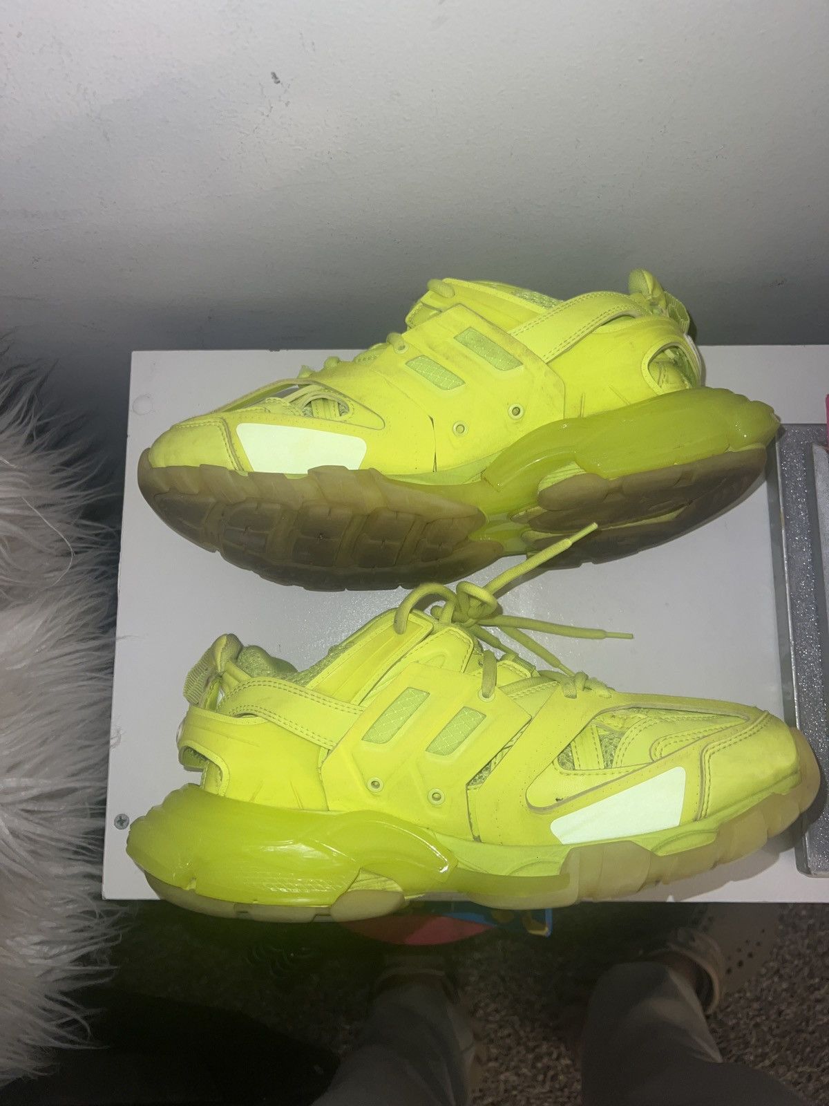 Balenciaga Balenciaga Track Trainer 'Lime' Size US 9 / IT 39 - 2 Thumbnail