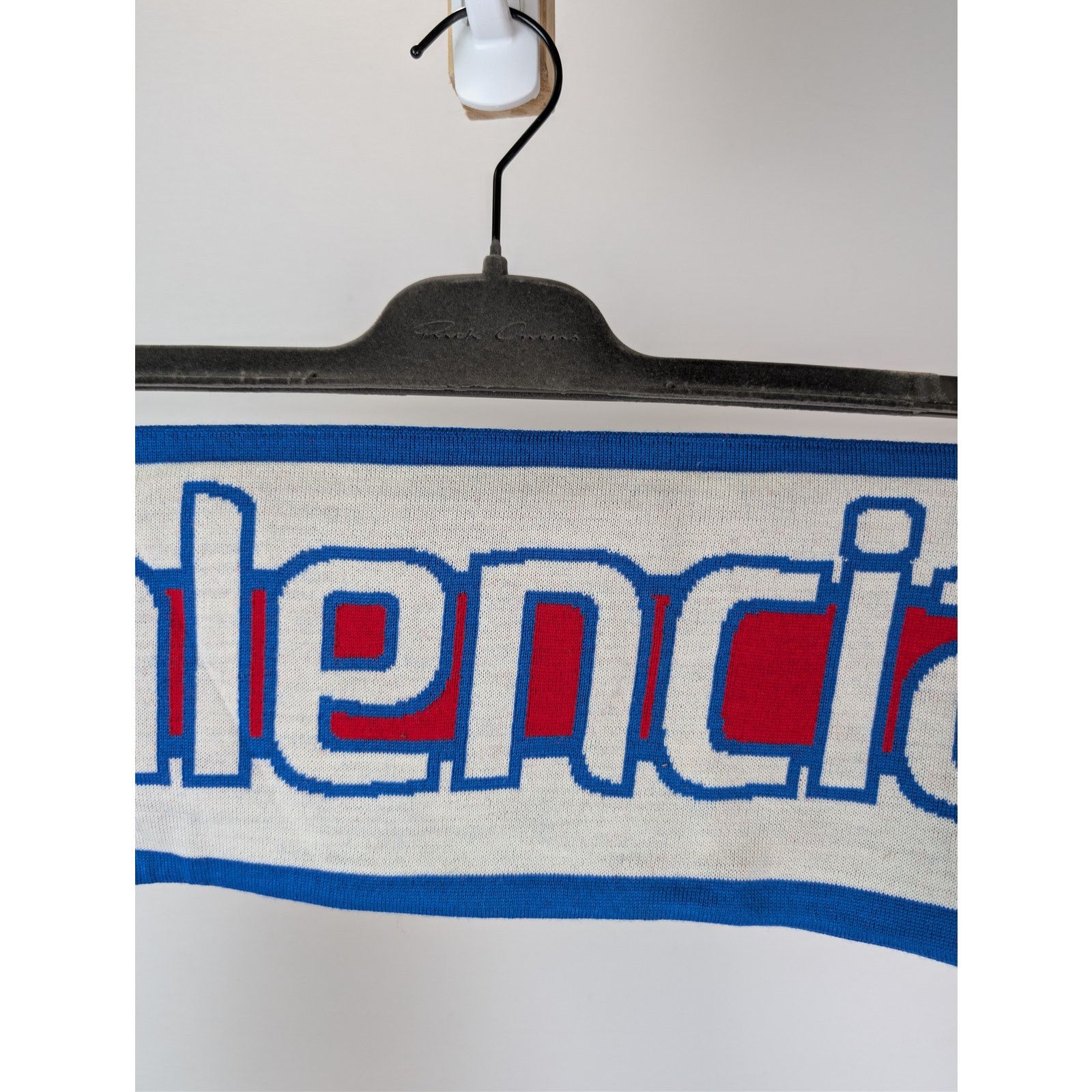 Balenciaga o1rshd1 Size: OS / Q:2 / Football Scarf in Blue/Multicolor Size ONE SIZE - 6 Thumbnail