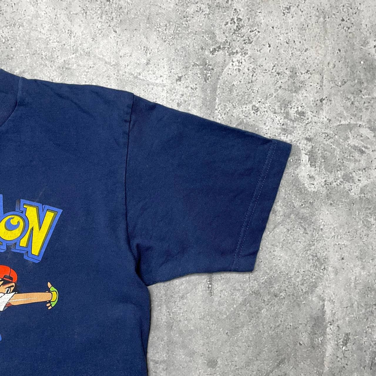 Cartoon Network × Pokemon × Vintage Vintage 1999 Pokemon Pole Ball Go T Shirt Blue Size Youth XL Size US XS / EU 42 / 0 - 8 Thumbnail