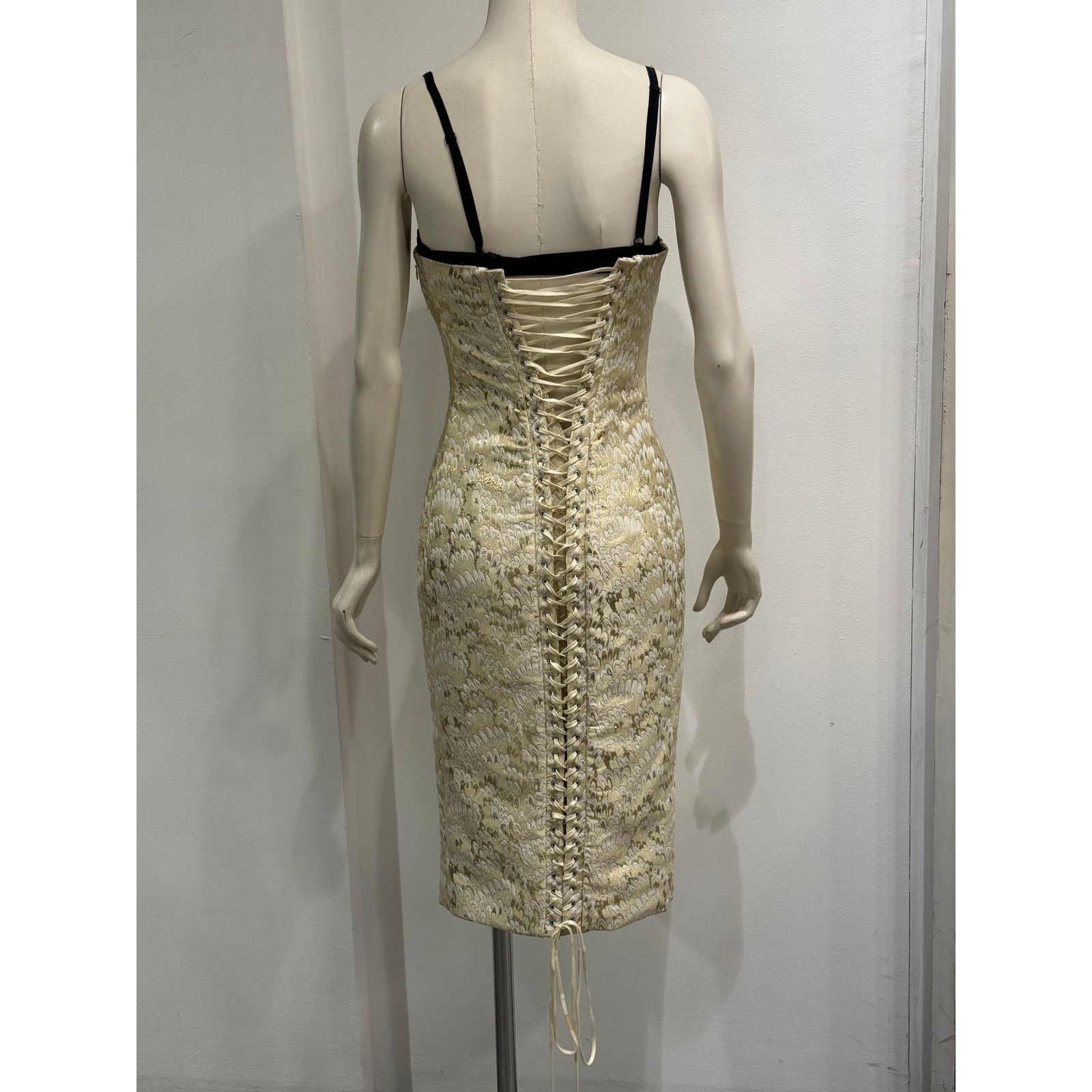 Dolce & Gabbana S/S2003 Dolce & Gabbana corset bra bodycon dress Size M / US 6-8 / IT 42-44 - 6 Thumbnail