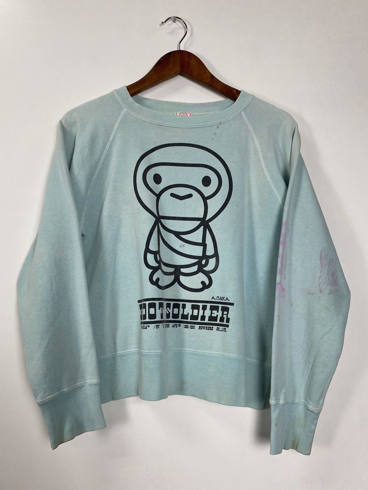 Bape Vintage 90s Bape Sweatshirt Size US XS / EU 42 / 0 - 9 Thumbnail