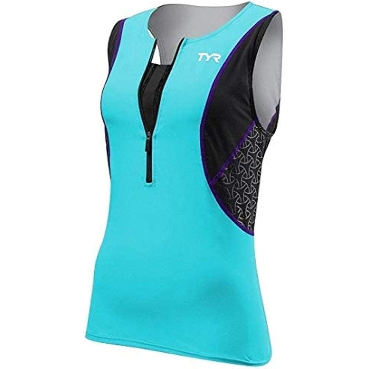 Other TYR Women's Competitor Triathlon Singlet w/ Bra, XS, Blue T Size XS / US 0-2 / IT 36-38 - 1 Thumbnail