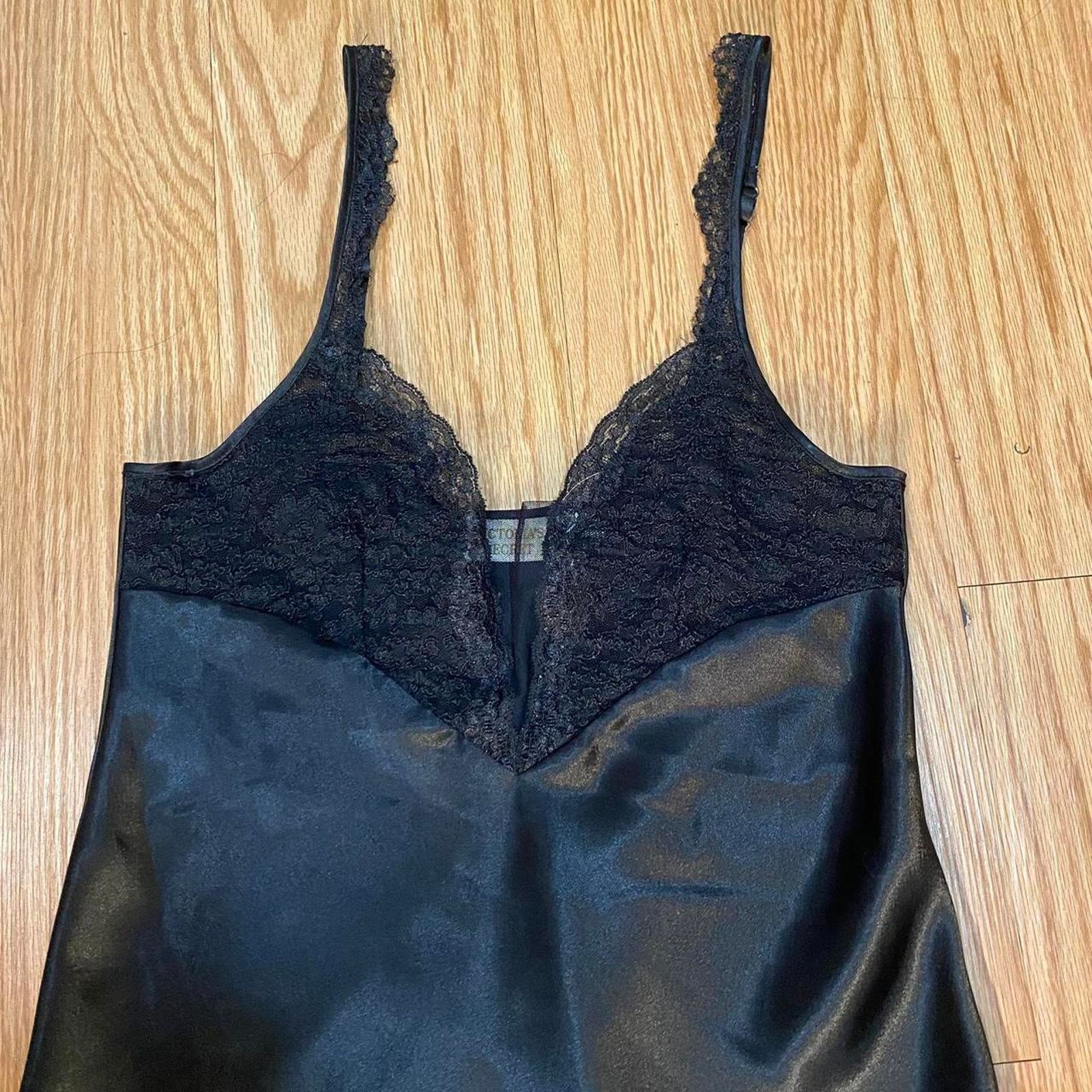 Victoria's Secret Victorias Secret black slip dress Size ONE SIZE - 3 Thumbnail