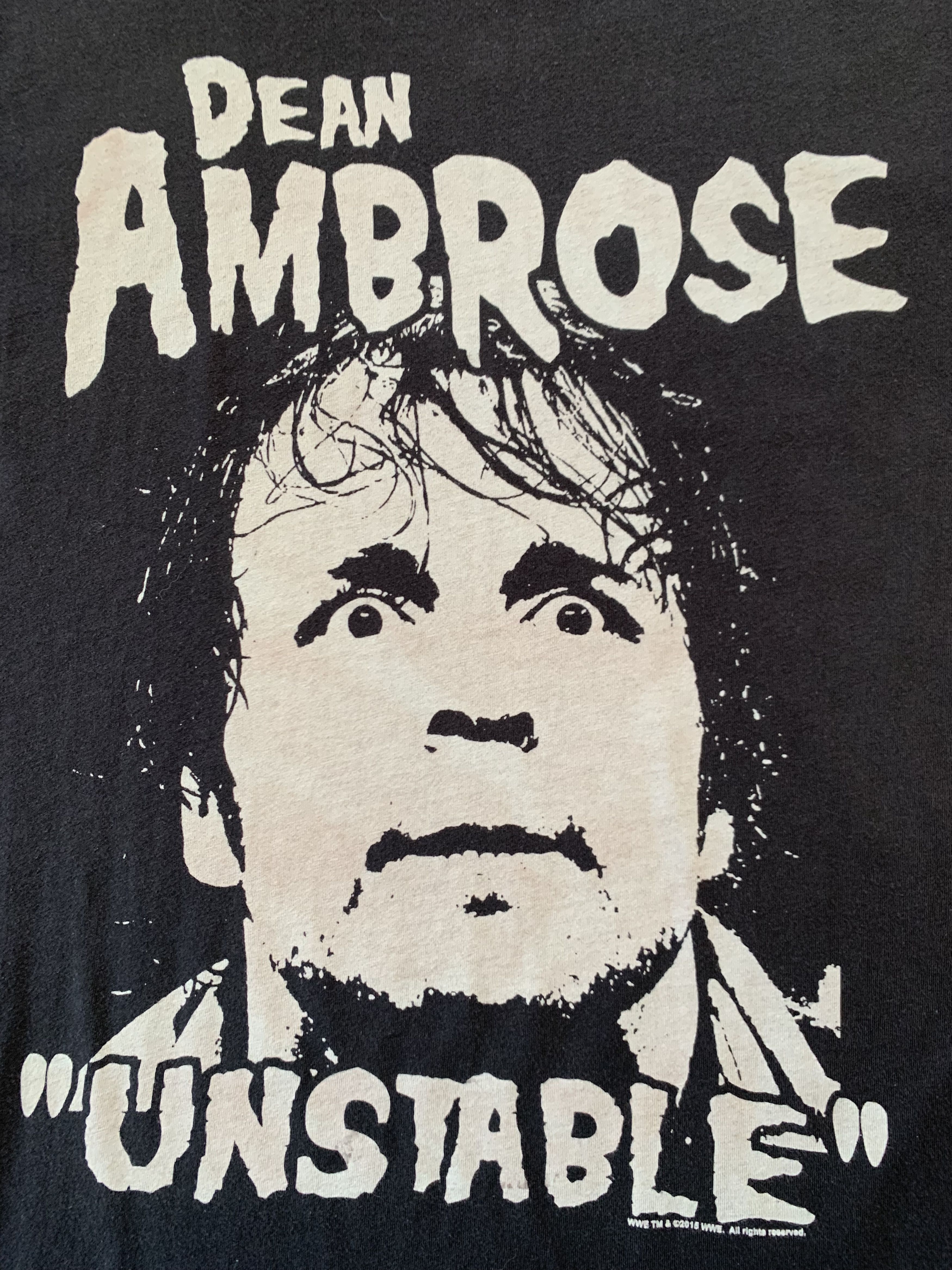 Vintage × WWE × WWF WWE Dean Ambrose Unstable 2016 T-Shirt Size US M / EU 48-50 / 2 - 5 Thumbnail