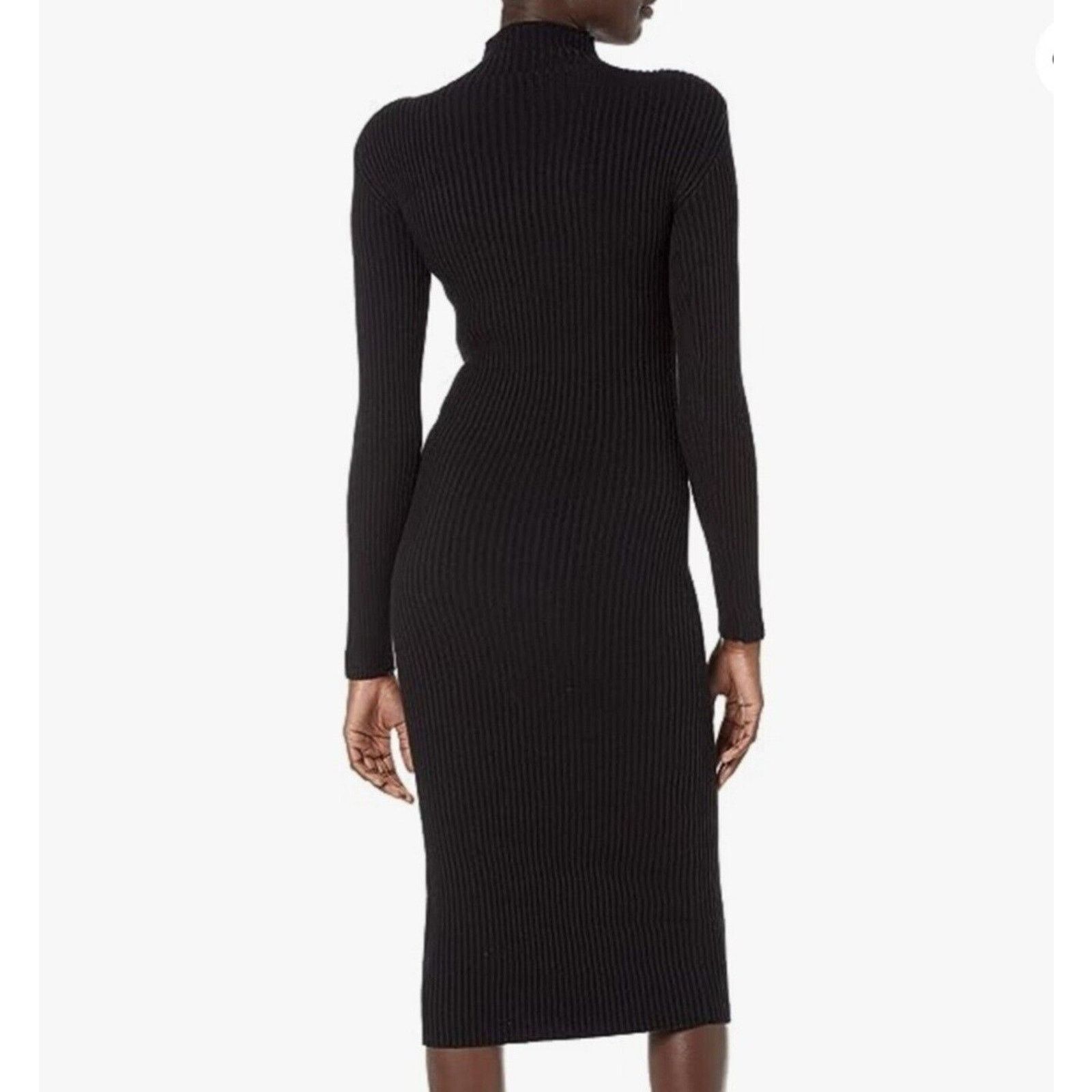 Other ASTR Abilene Long Sleeve Turtleneck Long Dress Medium Ribbed Size M / US 6-8 / IT 42-44 - 5 Thumbnail
