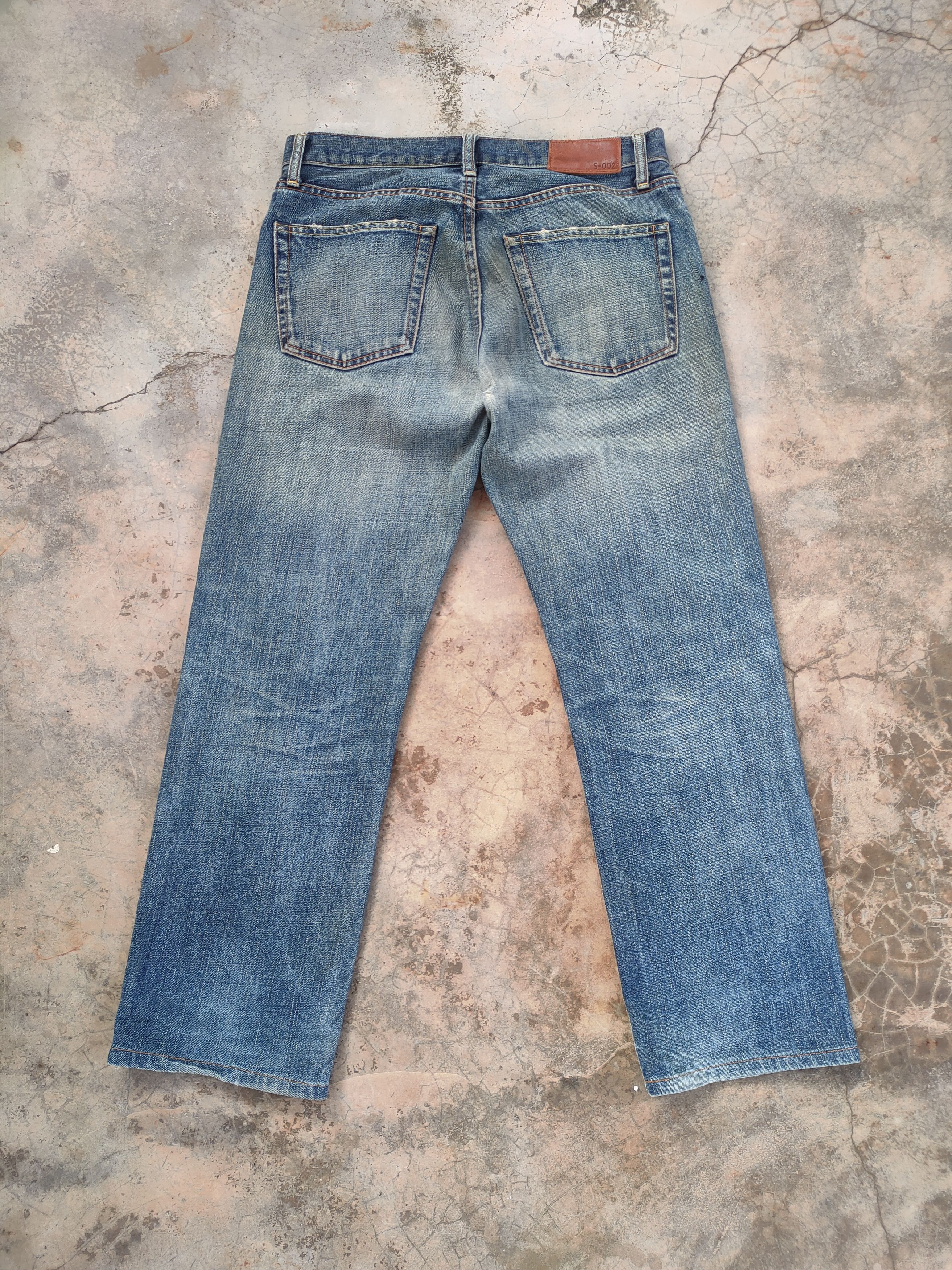 Jean W32 VINTAGE JAPANESE DISTRESSED FADED JEANS PANTS Size US 32 / EU 48 - 8 Thumbnail