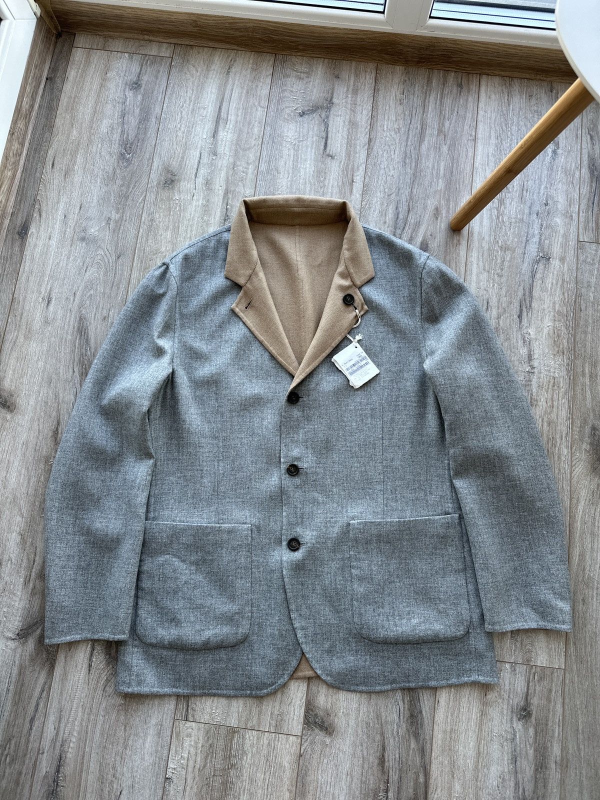 Brunello Cucinelli NWT RPR $5k Brunello Cucinelli Cashmere Reversible Jacket Size US M / EU 48-50 / 2 - 8 Thumbnail