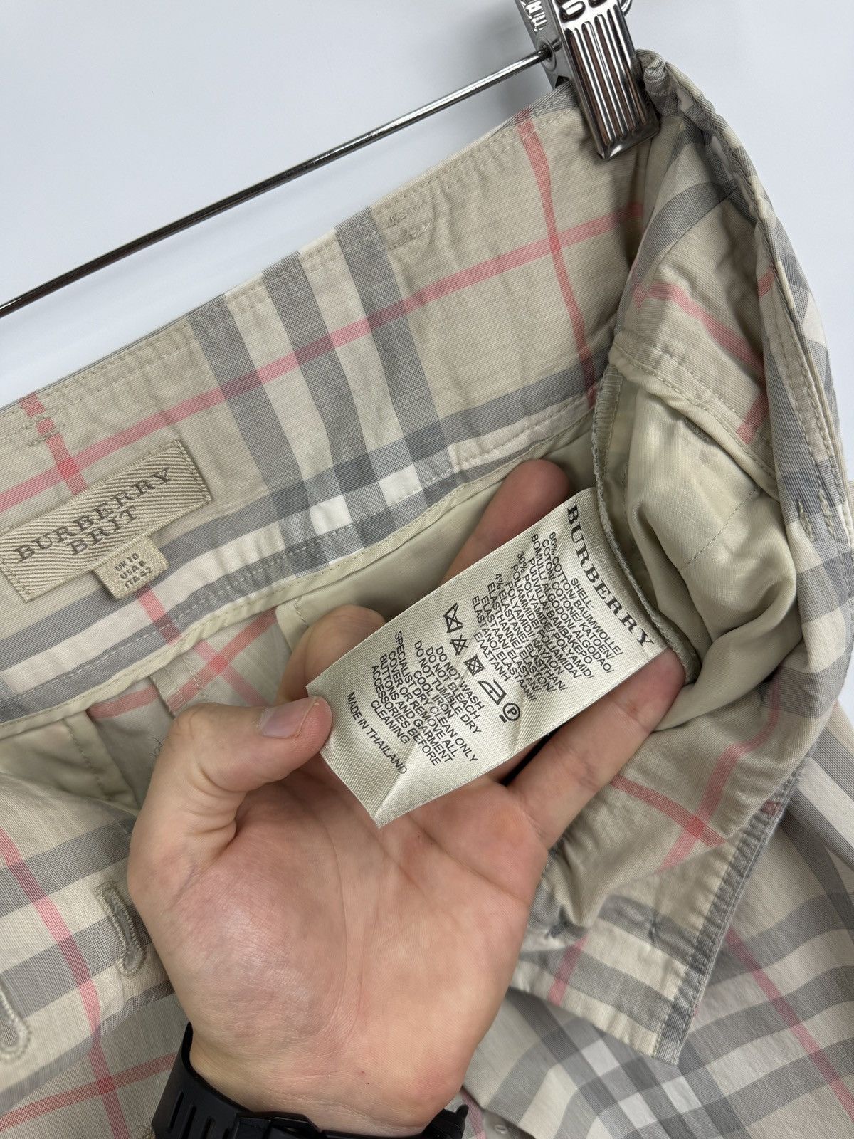 Burberry 🇬🇧 Vintage Barberry Brit Nova Check Women Pants Rare Retro Size 30" / US 8 / IT 44 - 8 Thumbnail