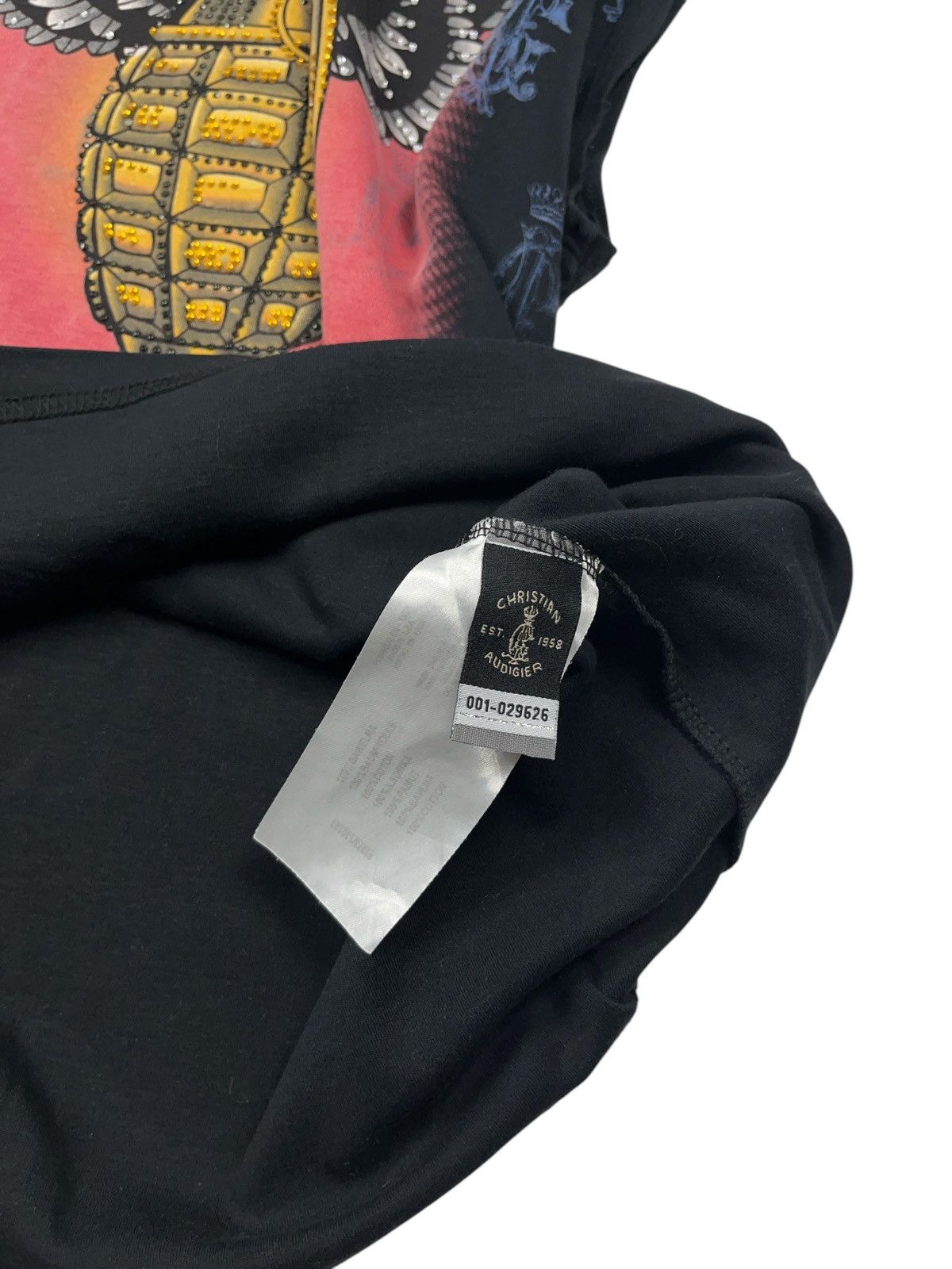 Christian Audigier Vintage y2k Christian Audigier Grenade Studded Tank Top Tee Size US L / EU 52-54 / 3 - 5 Thumbnail