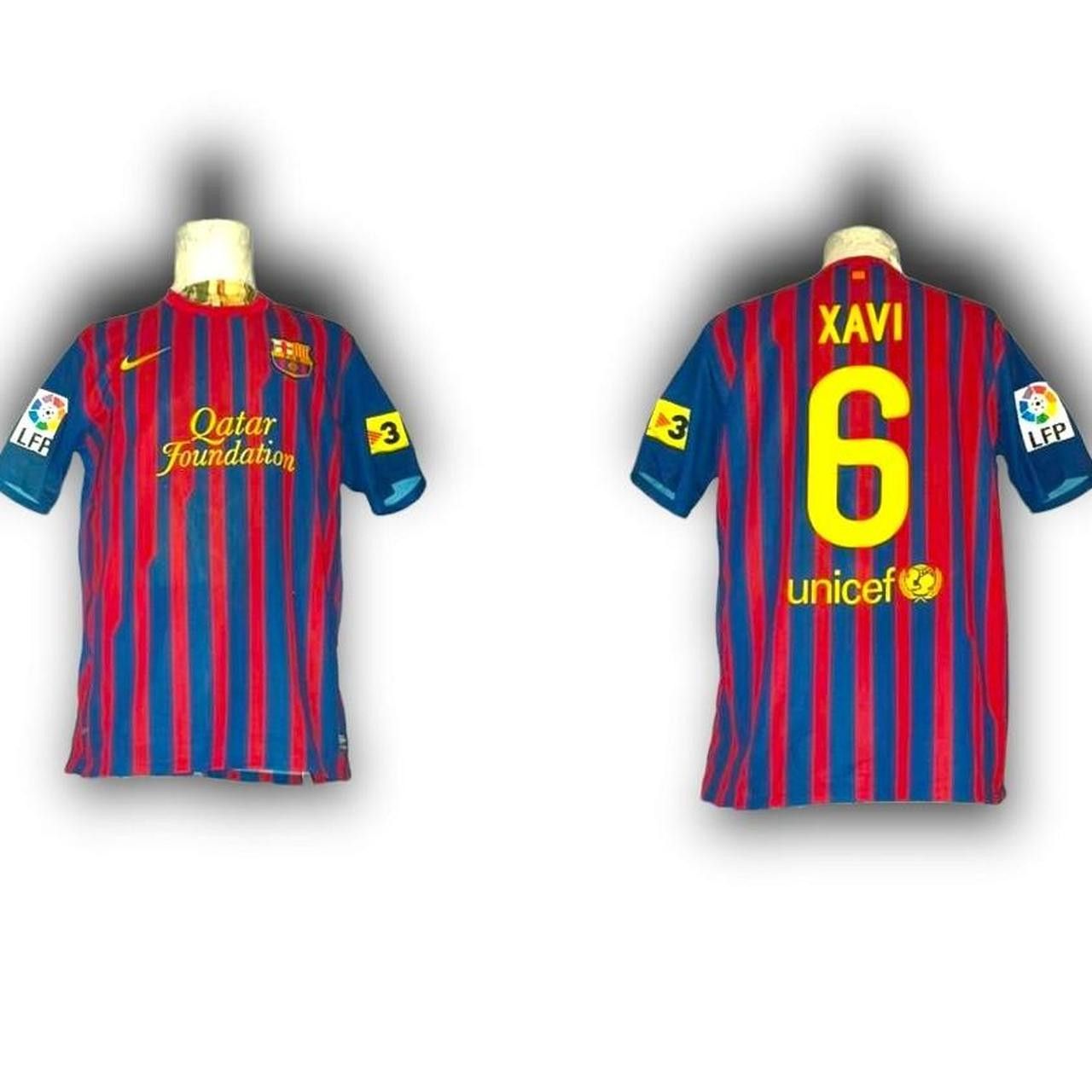 Nike Fc Barcelona Spain 2011 2012 Home Shirt Jersey Size US L / EU 52-54 / 3 - 3 Thumbnail