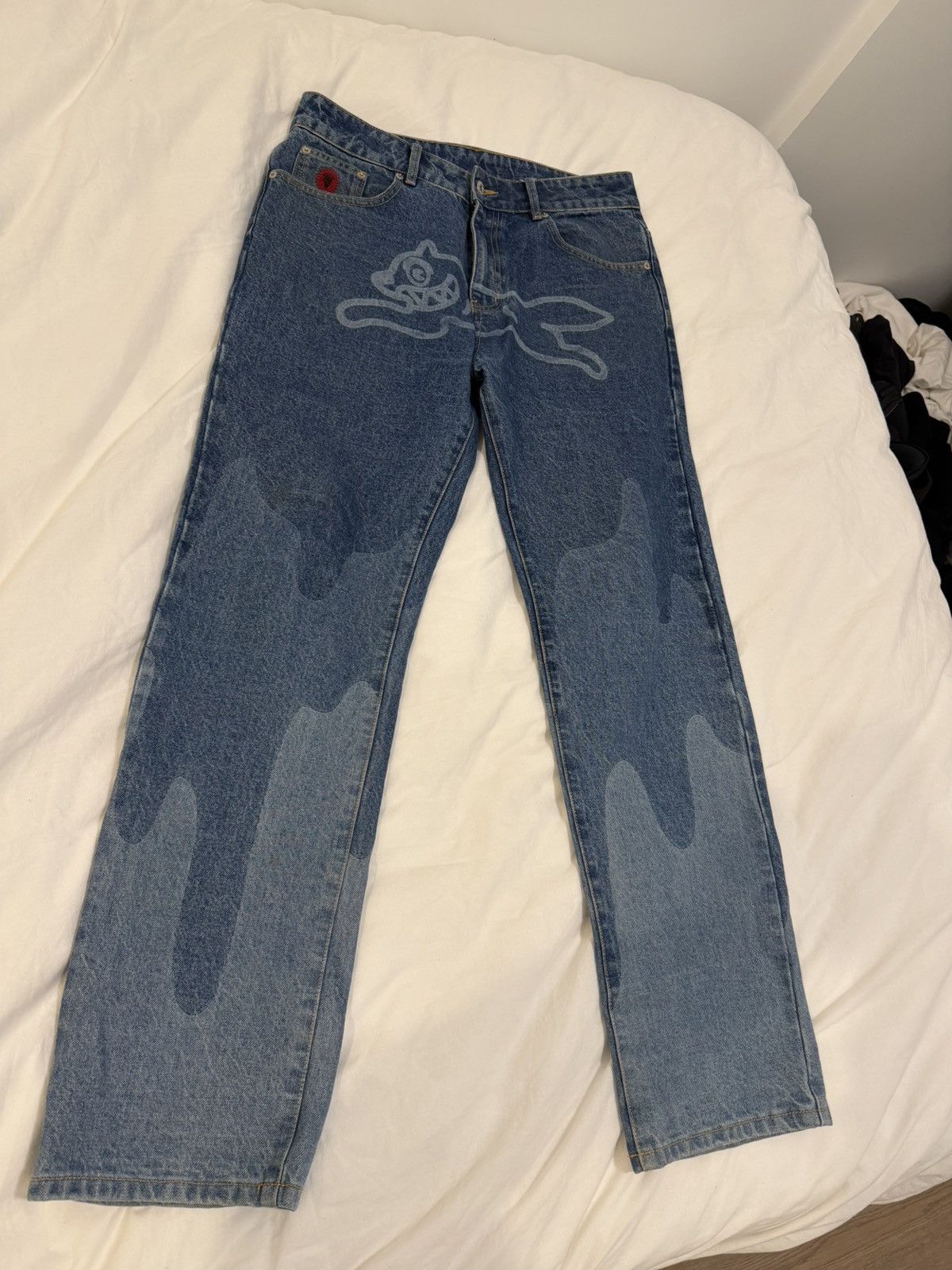 Billionaire Boys Club BBC denim drip jeans Size US 32 / EU 48 - 5 Thumbnail