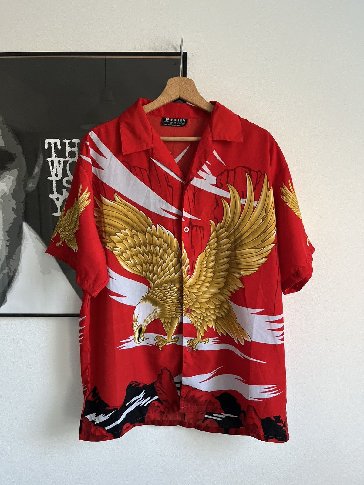 Vintage Vintage fighting eagle button up shirt Size US M / EU 48-50 / 2 - 1 Thumbnail