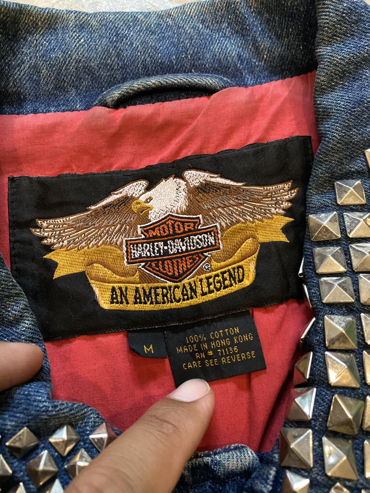 Harley Davidson Vintage Harley Davidson Denim Jacket Size US M / EU 48-50 / 2 - 10 Thumbnail