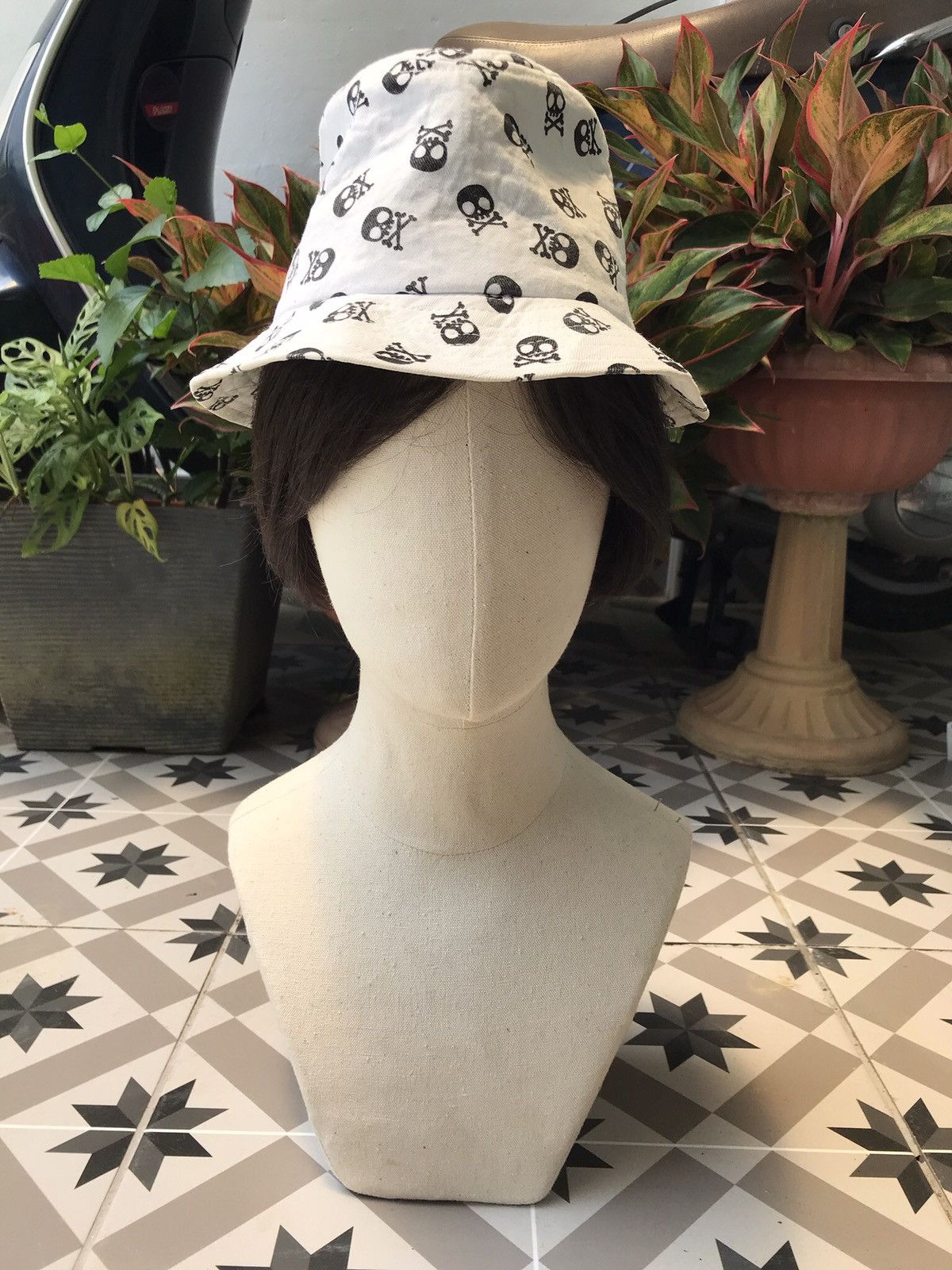 Japanese Brand × Vintage ( YOUTH ) SKULLS FEDORA BUCKETS HAT BY SAVEY Size ONE SIZE - 10 Thumbnail