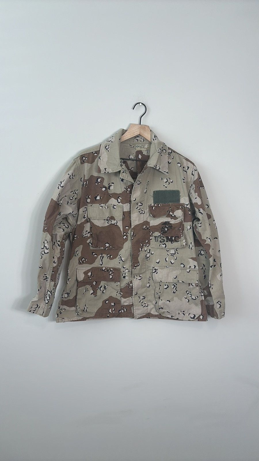 Vintage Vintage USMC Desert Camo Fatigue Shirt Size US M / EU 48-50 / 2 - 1 Thumbnail