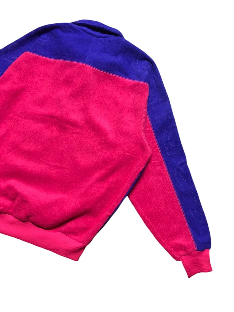 Adidas × Descente × Vintage Vintage 90s Adidas Fleece Sweater Half Zipper Center Logo Size US M / EU 48-50 / 2 - 9 Thumbnail