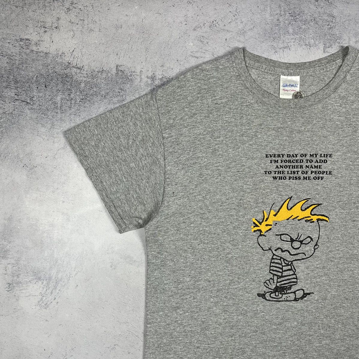 Cartoon Network Vintage Calvin and Hobbs Cartoon Humor T Shirt 90’s Size US M / EU 48-50 / 2 - 6 Thumbnail