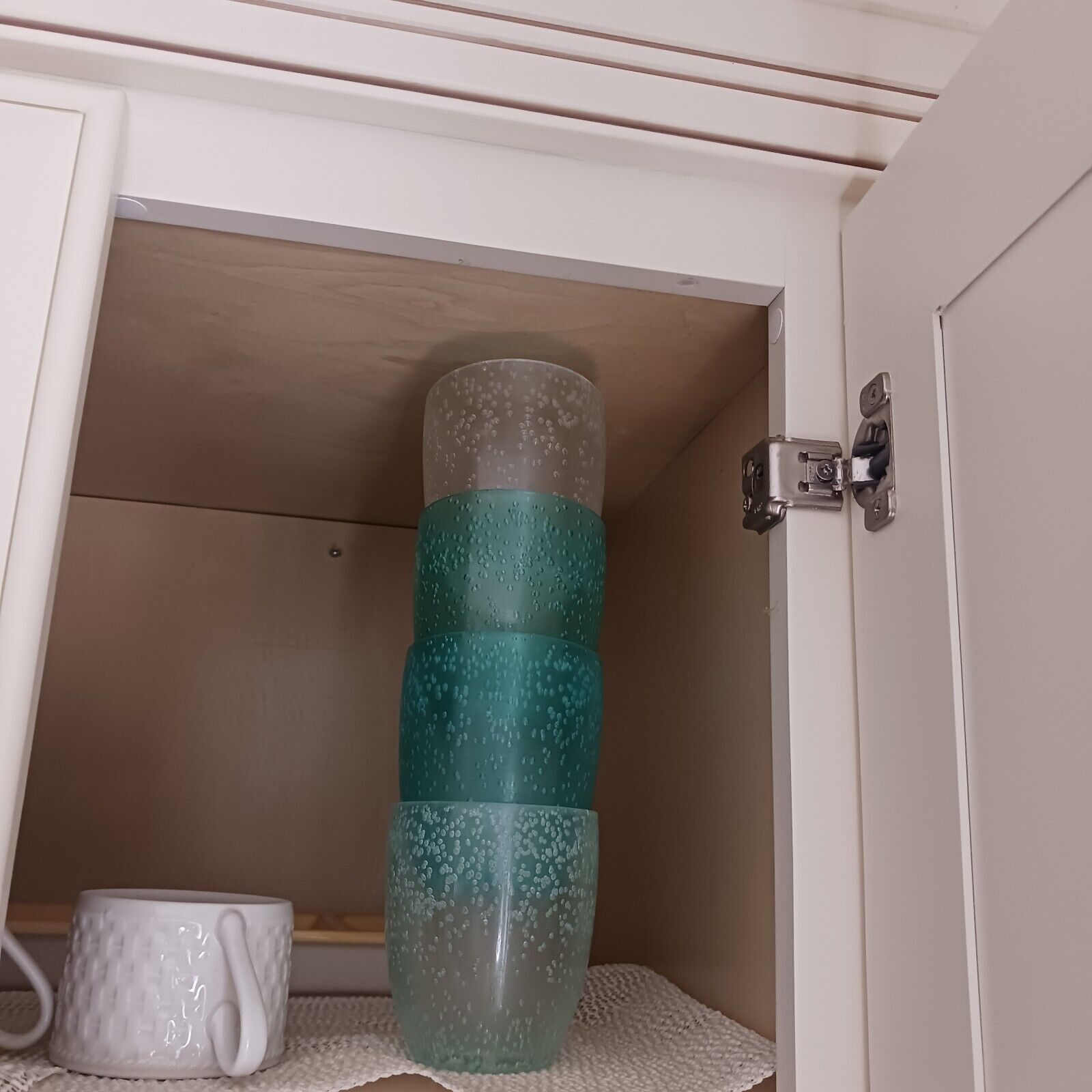Other 4 Frosted Turquoise Drinking Tumbler BUBBLES Non-Breakable Size ONE SIZE - 14 Thumbnail