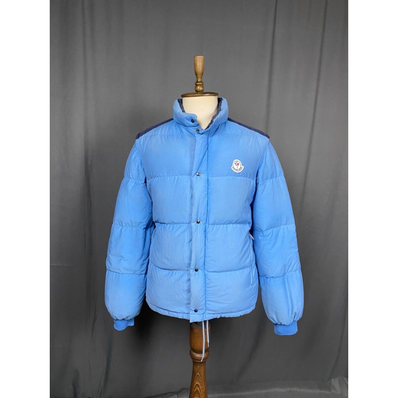 Moncler RARE! Moncler Monckler Grenoble VTG Blue Down Insulated Puf Size US L / EU 52-54 / 3 - 1 Thumbnail