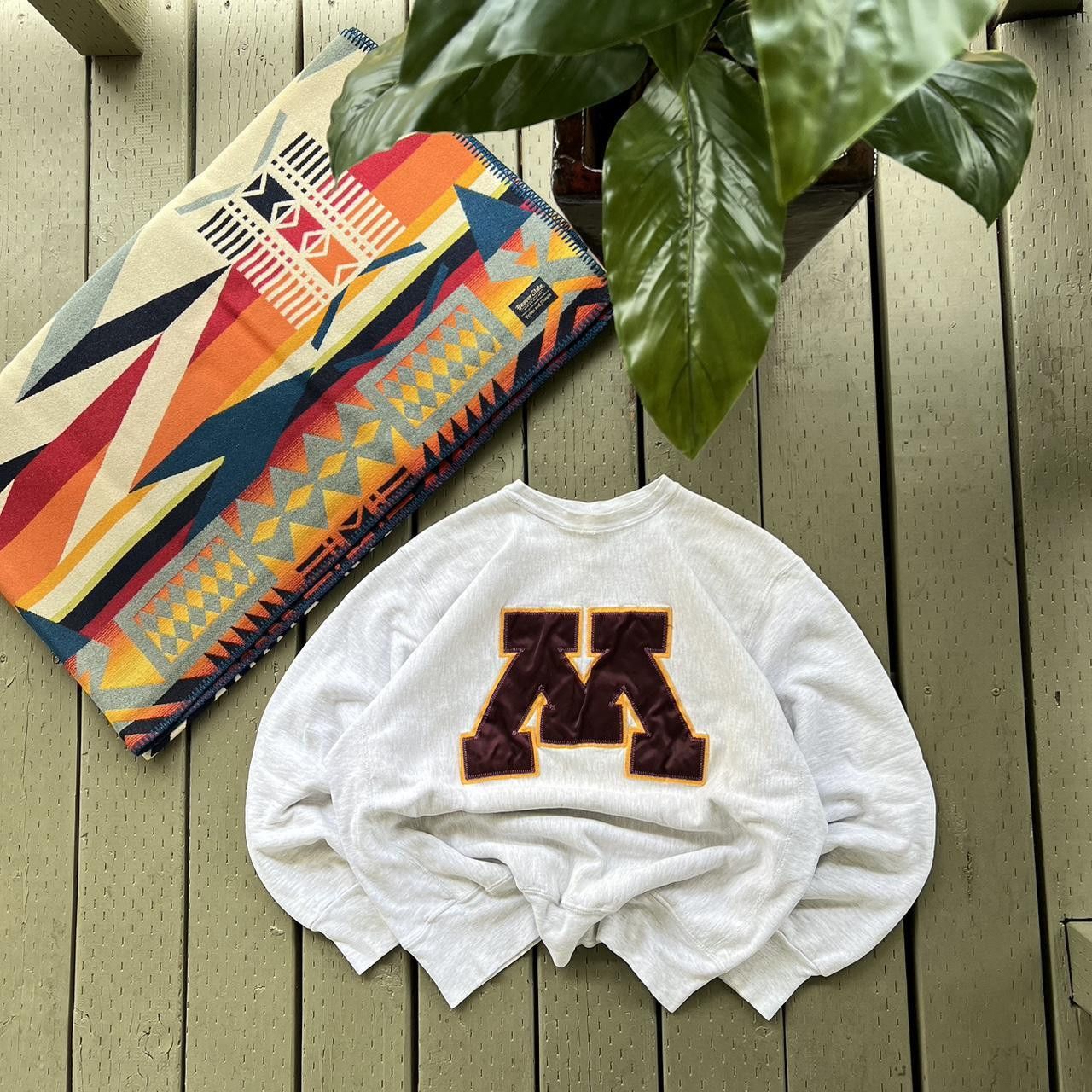 Vintage VTG Minnesota Golden Gophers Sweatshirt ChampionReverseWeave Size US XL / EU 56 / 4 - 3 Thumbnail