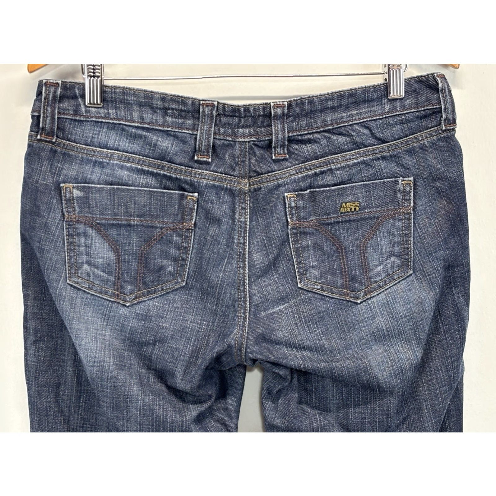 Miss Sixty VINTAGE Miss Sixty Cut-Off Shorts Women 30 Blue Low Rise Bermuda Denim 14” Inseam Y2K Size 30" / US 8 / IT 44 - 4 Thumbnail