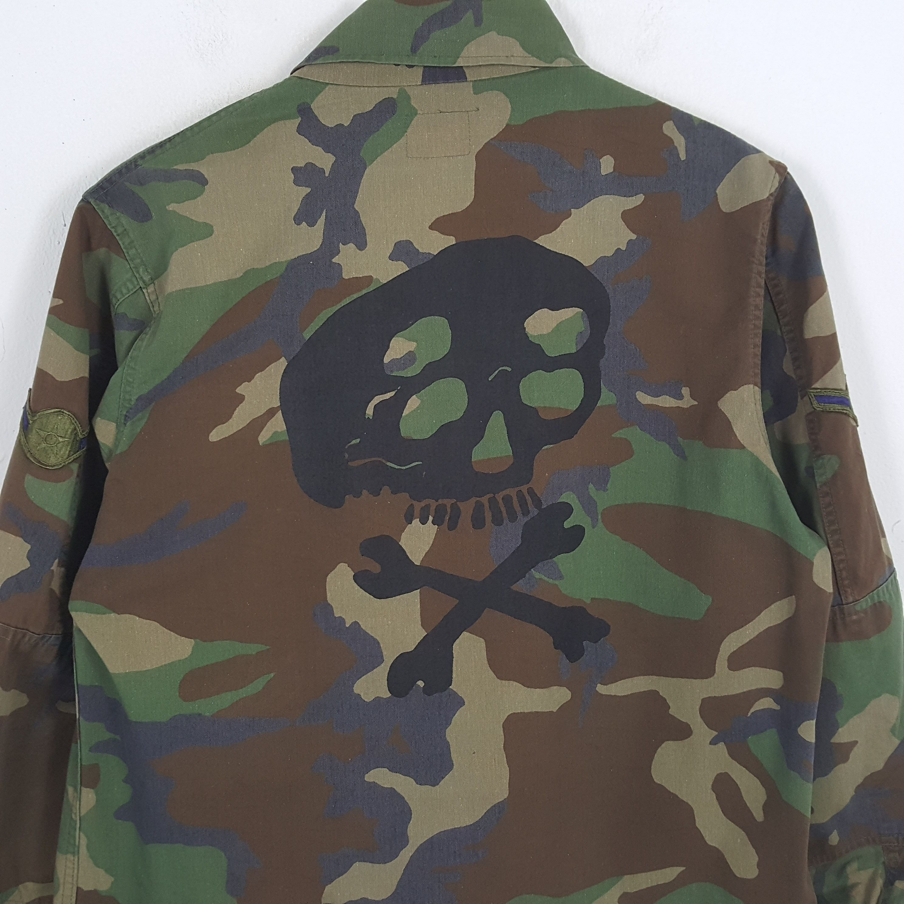 Vintage US AIR FORCE x Skulls Design Art Jacket Size US L / EU 52-54 / 3 - 2 Thumbnail