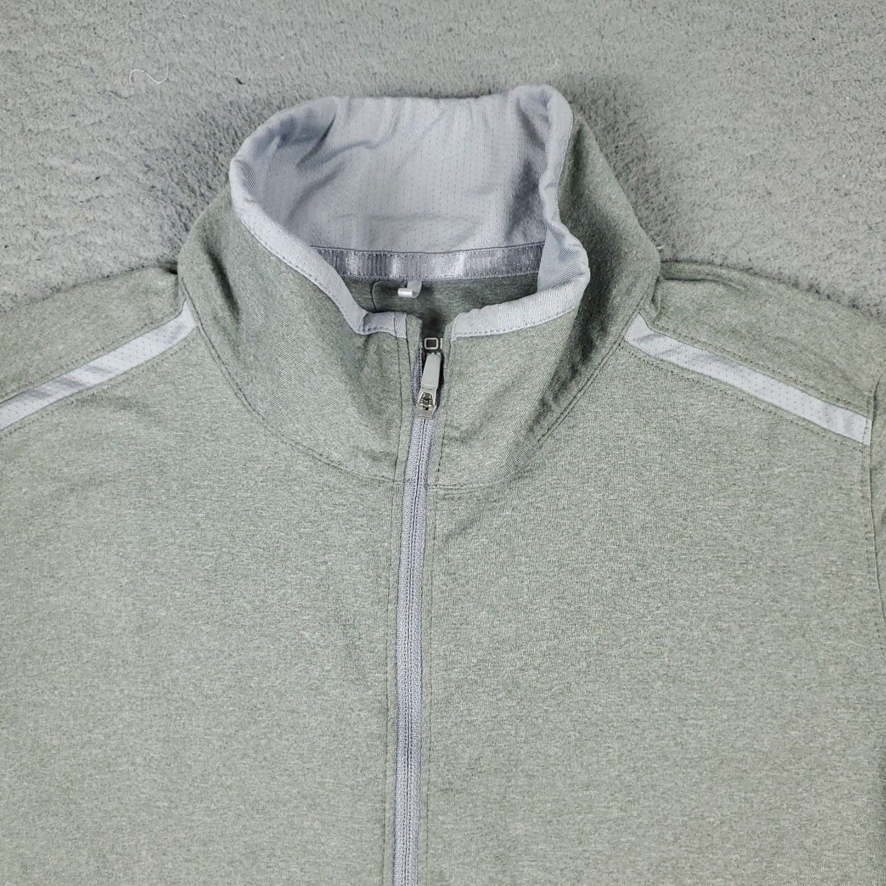 Nike Nike Sweater Women Medium Gray Dri-Fit 1/4 Zip Up Pullover Sweatshirt Size M / US 6-8 / IT 42-44 - 2 Thumbnail