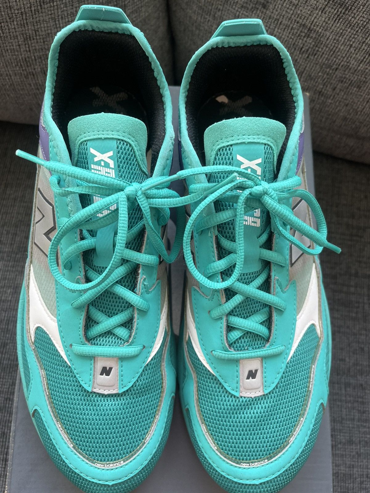 New Balance New Balance X-Racer Turquoise Size US 11 / EU 44 - 9 Thumbnail