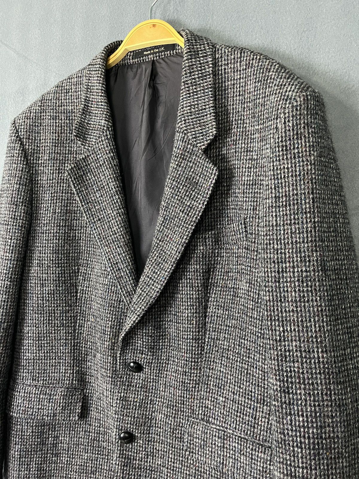 Harris Tweed × Vintage Harris Tweed Wool Blazer Made in the UK Size 44R - 7 Thumbnail
