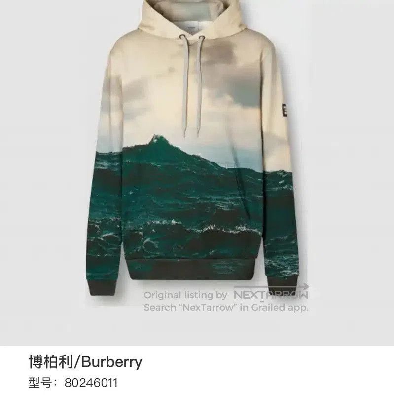 Burberry Burberry Men's Cotton Hoodie with Scenic Print. Size US M / EU 48-50 / 2 - 6 Thumbnail
