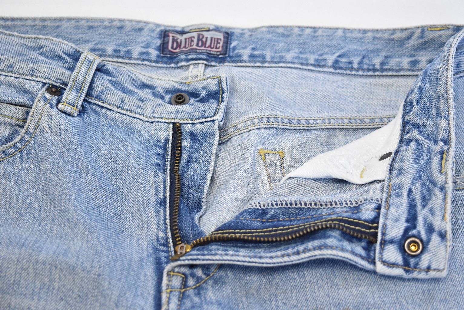 Blue Blue Japan damaged denim shorts 22631 - 444 58 Size US 31 - 8 Thumbnail