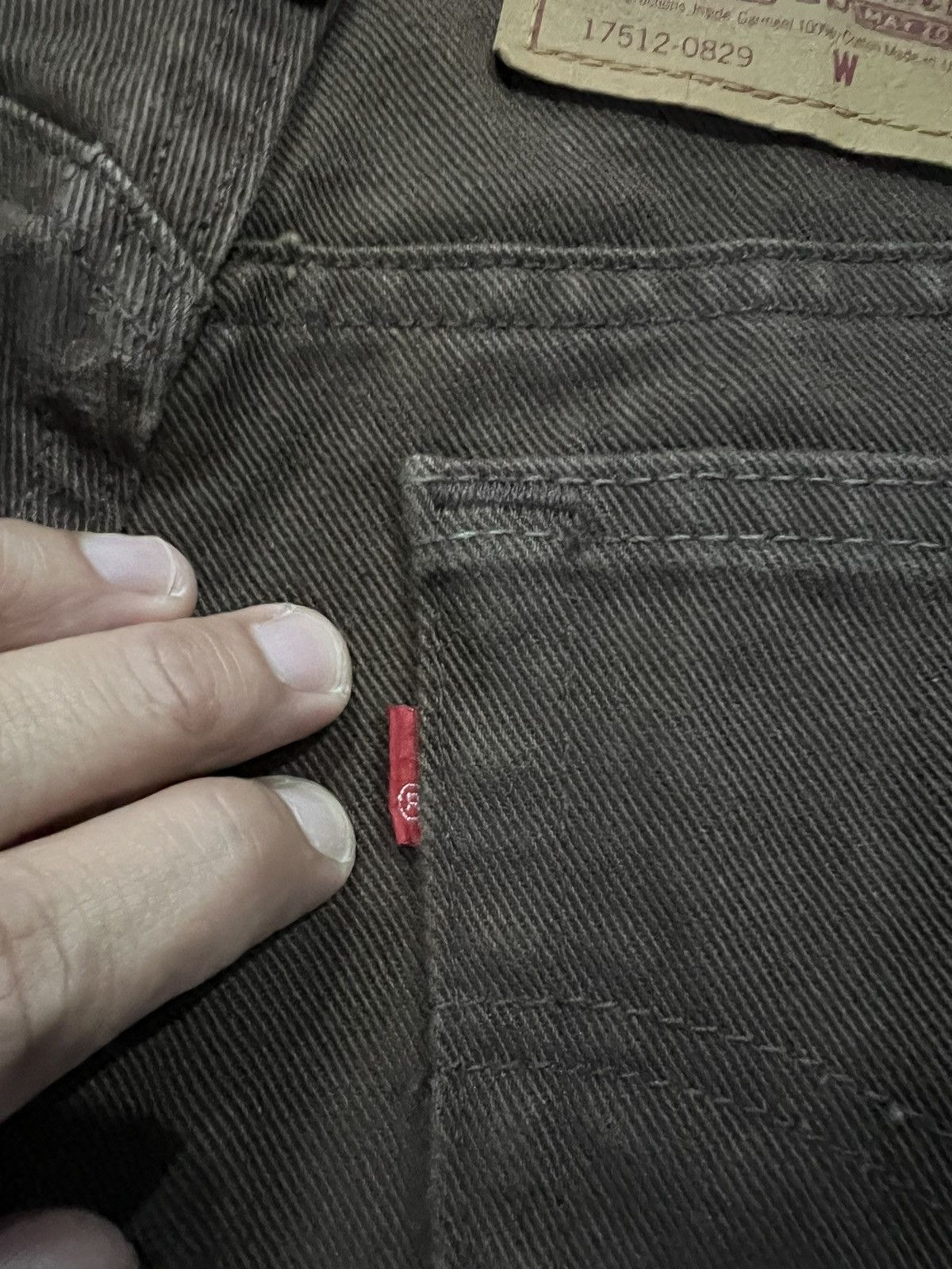 Levi's × Levi's Vintage Clothing VINTAGE 90’s LEVIS 512 SINGLE R MADE IN USA JEANS Size US 28 / EU 44 - 14 Thumbnail