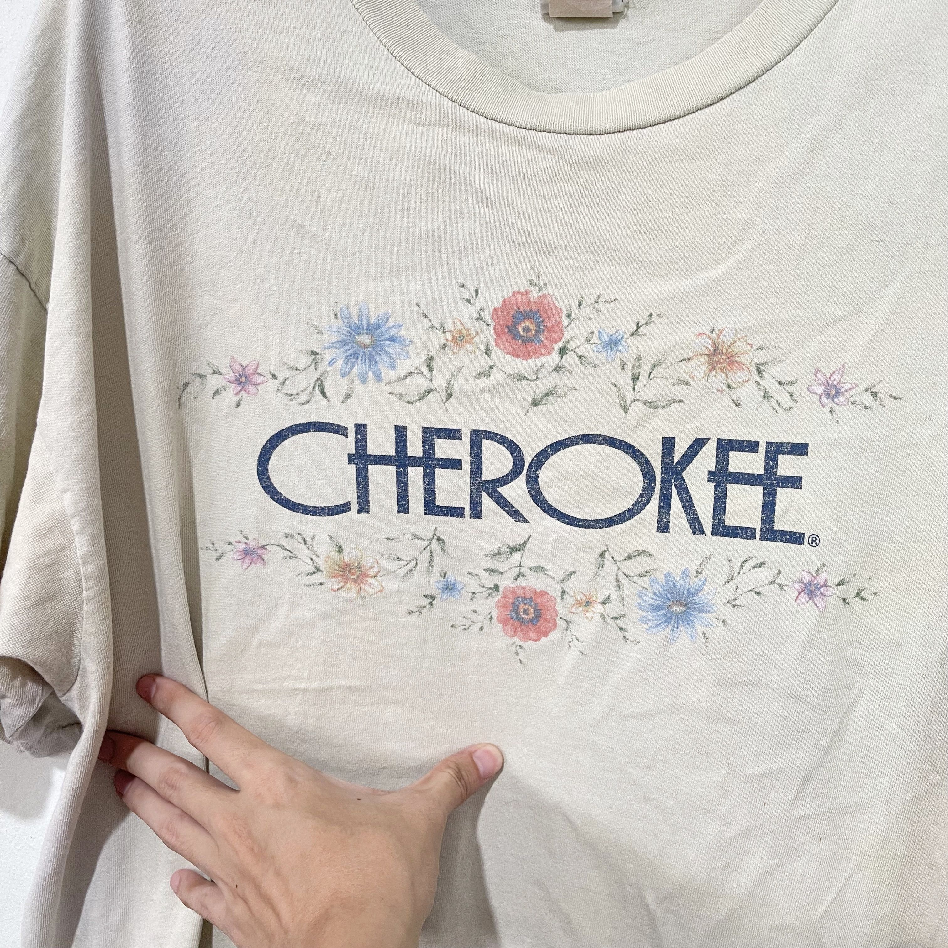 Cherokee Vintage 90s Cherokee Floral T-Shirt Size US XL / EU 56 / 4 - 2 Thumbnail