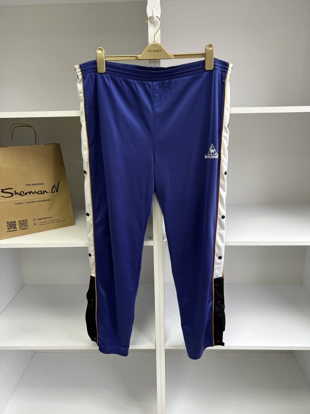 Le Coq Sportif × Vintage Vintage 90s Le CoQ Sportif tracksuit Size US L / EU 52-54 / 3 - 15 Thumbnail