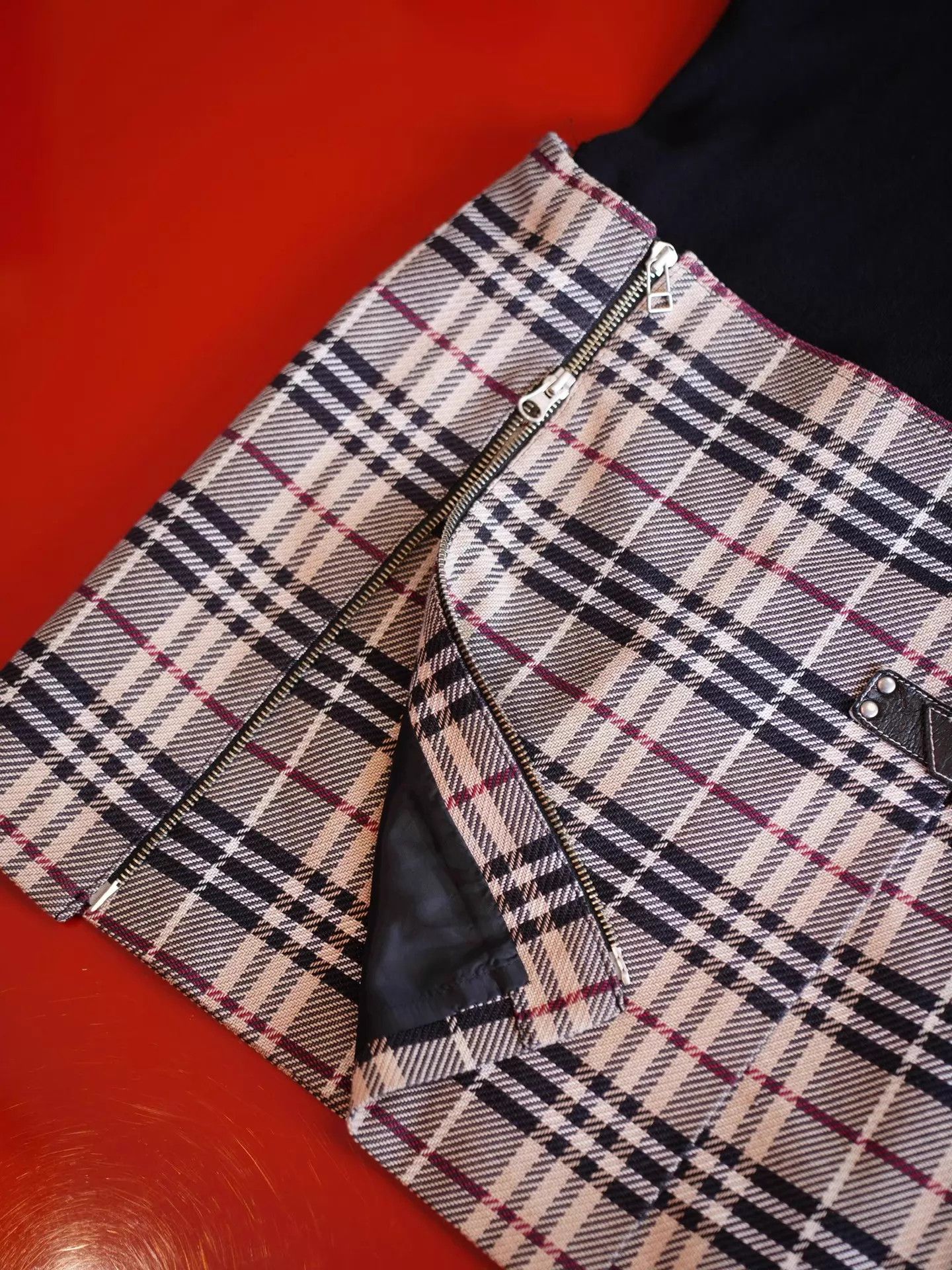 Burberry Burberry Blue Label Classic Check Plaid Panel Dress Size 26" / US 2 / IT 38 - 6 Thumbnail