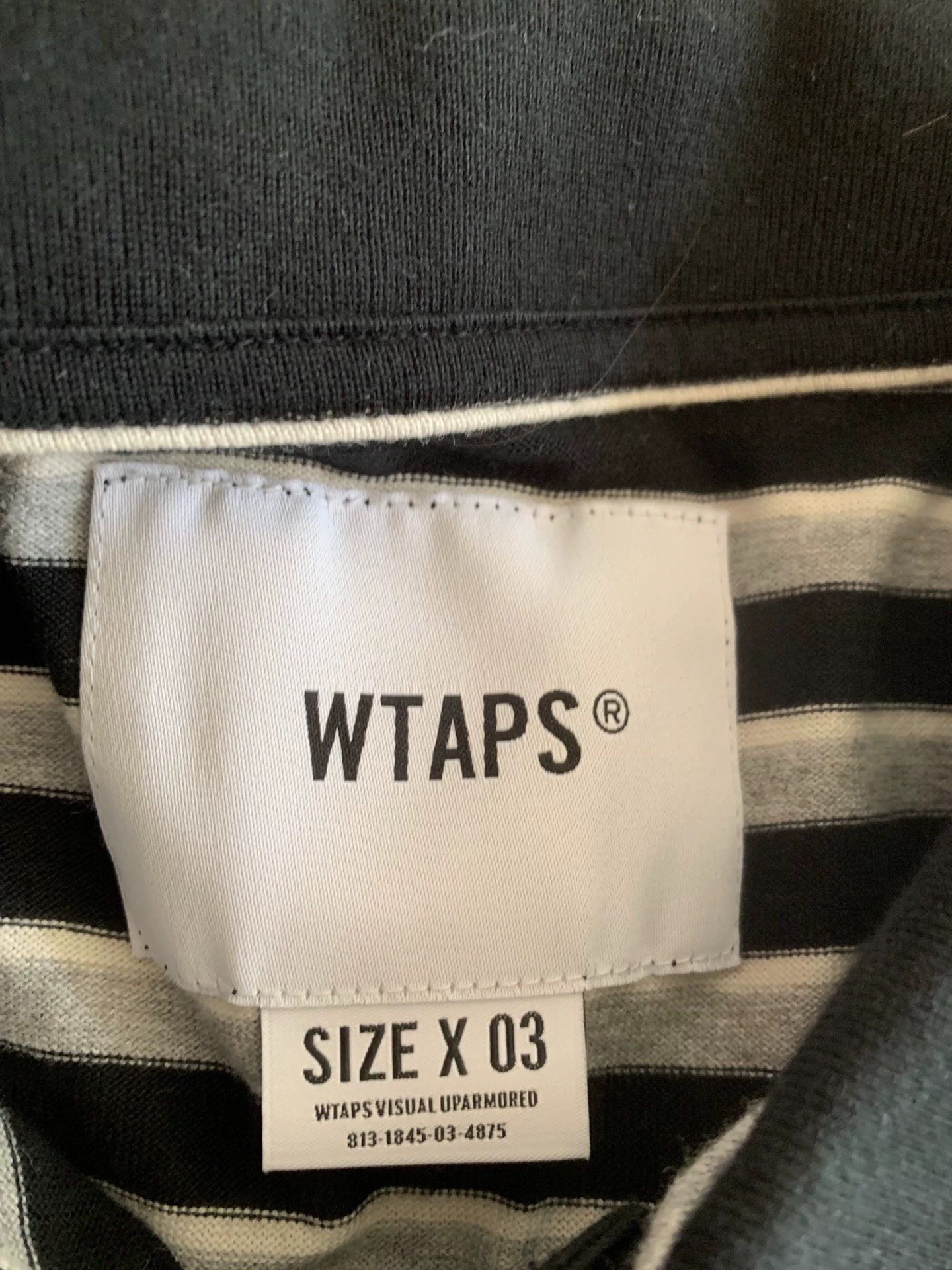 Wtaps WTAPS VASQUE POLO SS 02 STRIPED COTTON SHIRT Size US L / EU 52-54 / 3 - 2 Thumbnail