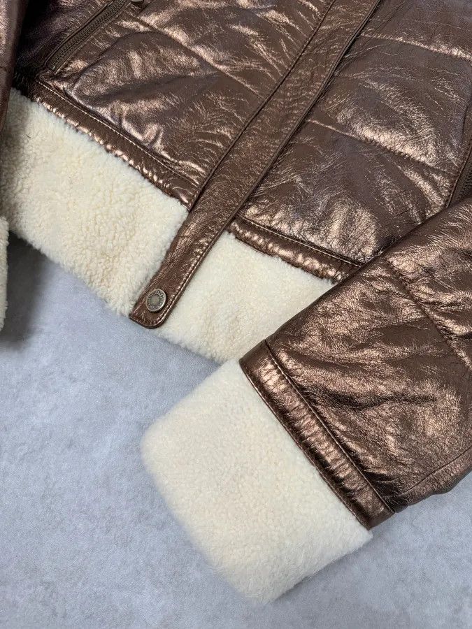 Dolce & Gabbana 2000s Dolce & Gabbana Brown Shearling Jacket Size S / US 4 / IT 40 - 11 Thumbnail
